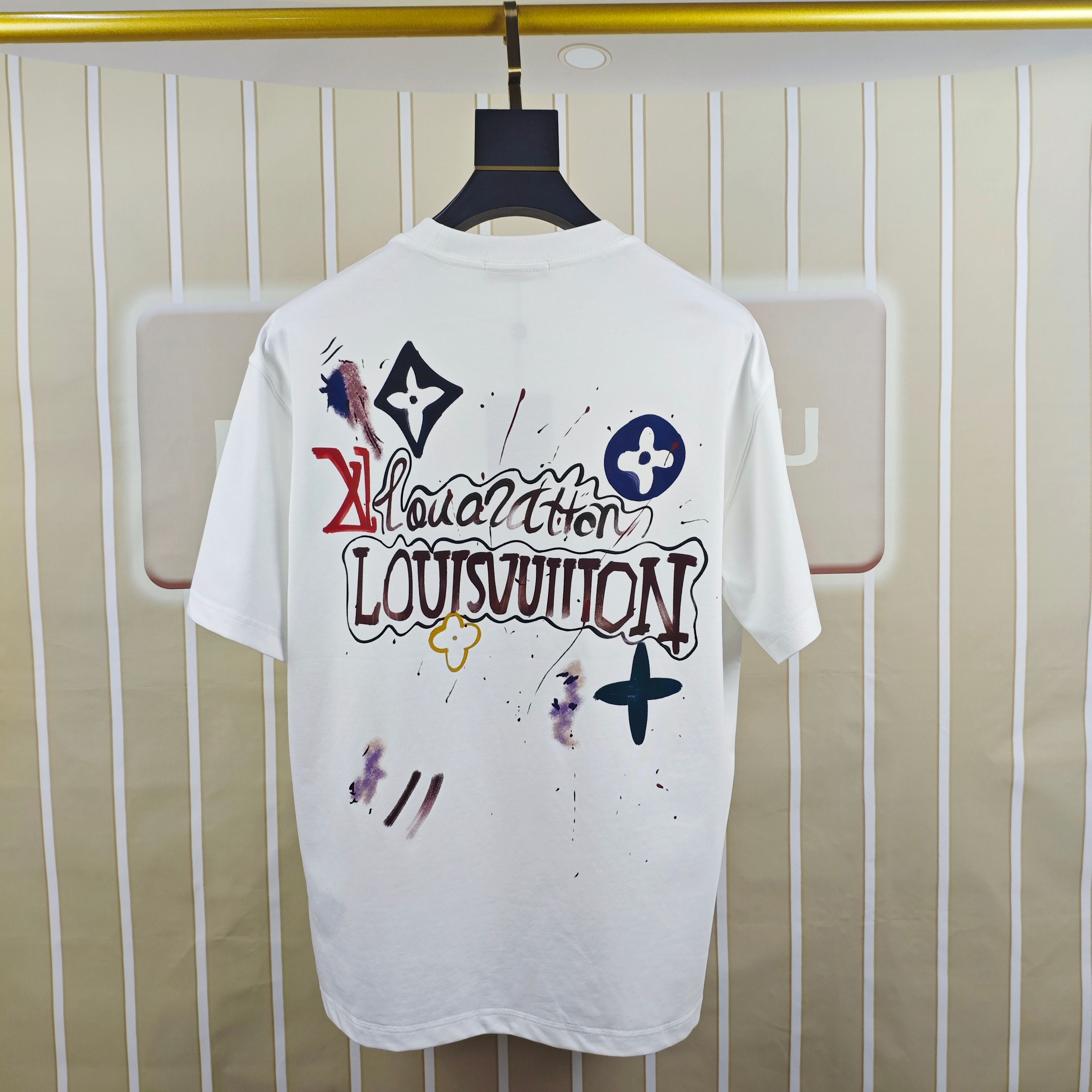  LV 路易威登2025春夏新款原单男士圆领短袖速干T恤 🔥专柜同步售卖 ✨✨高端品质 高版本 OS版型