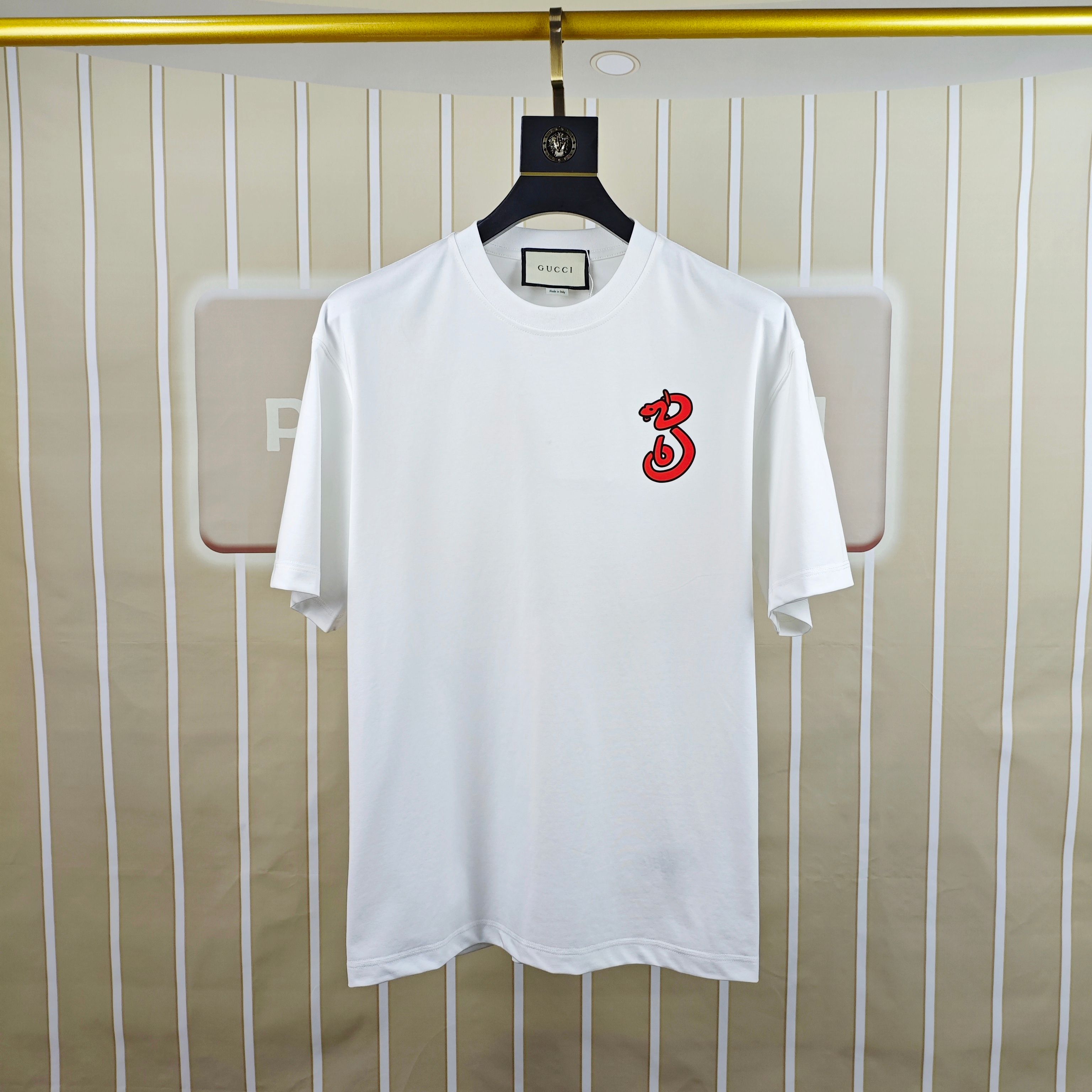  G*cci 古奇 2025原单男士圆领短袖T恤 独家专供春夏新款 专柜同步售卖 高端品质 高版本 OS