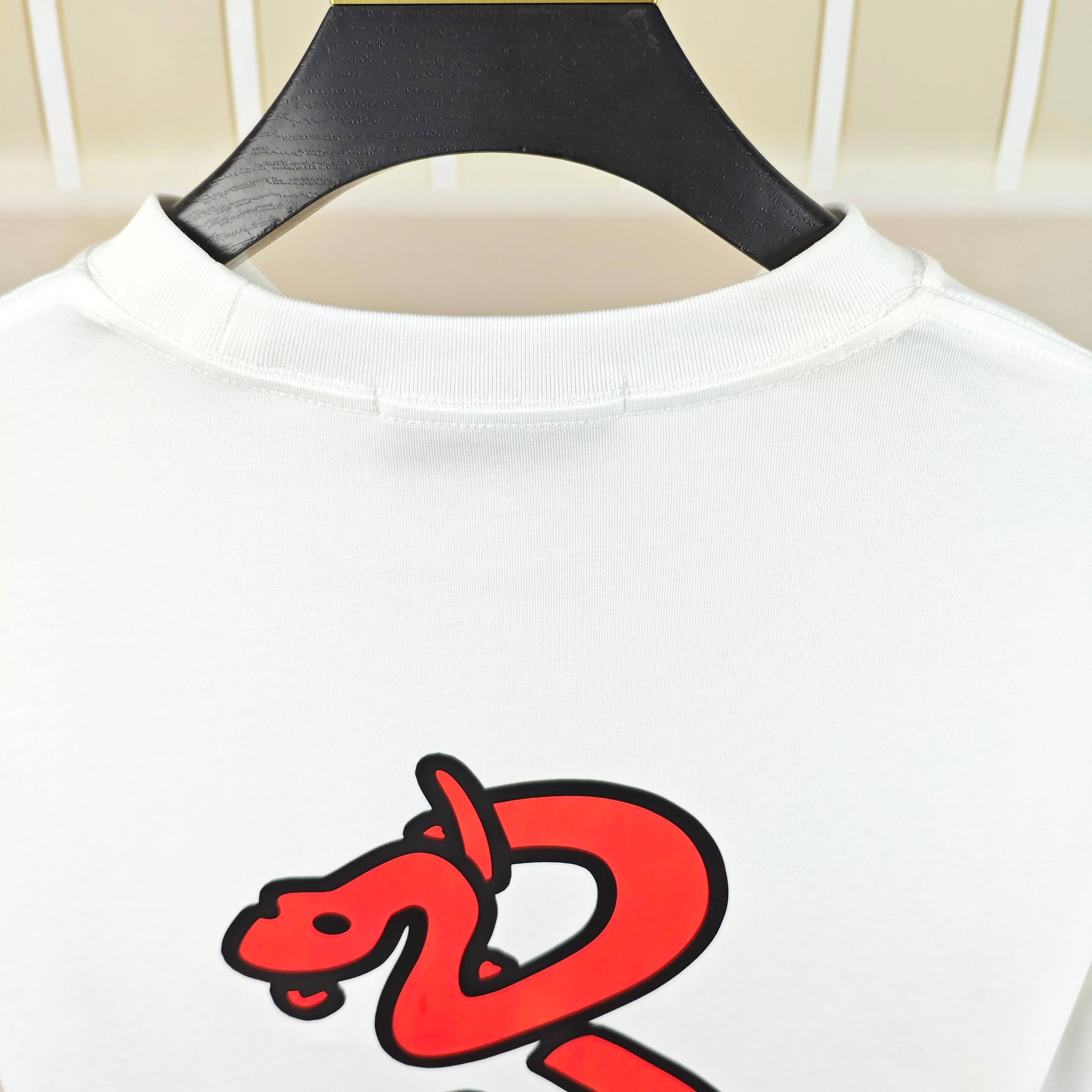  G*cci 古奇 2025原单男士圆领短袖T恤 独家专供春夏新款 专柜同步售卖 高端品质 高版本 OS