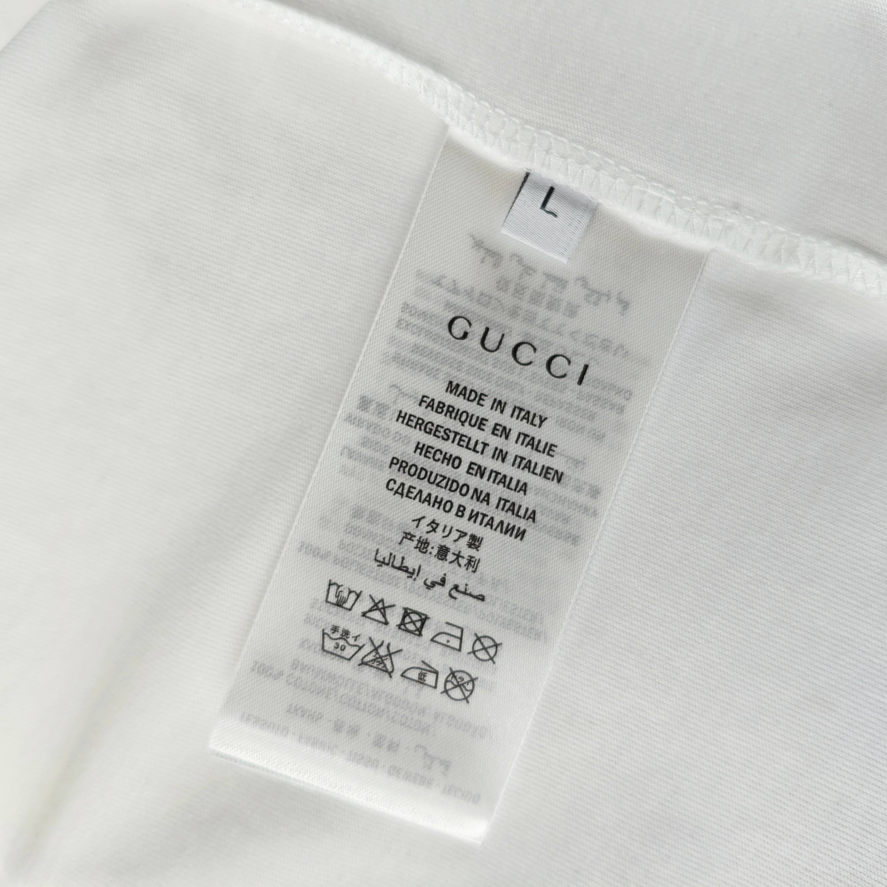  G*cci 古奇 2025原单男士圆领短袖T恤 独家专供春夏新款 专柜同步售卖 高端品质 高版本 OS