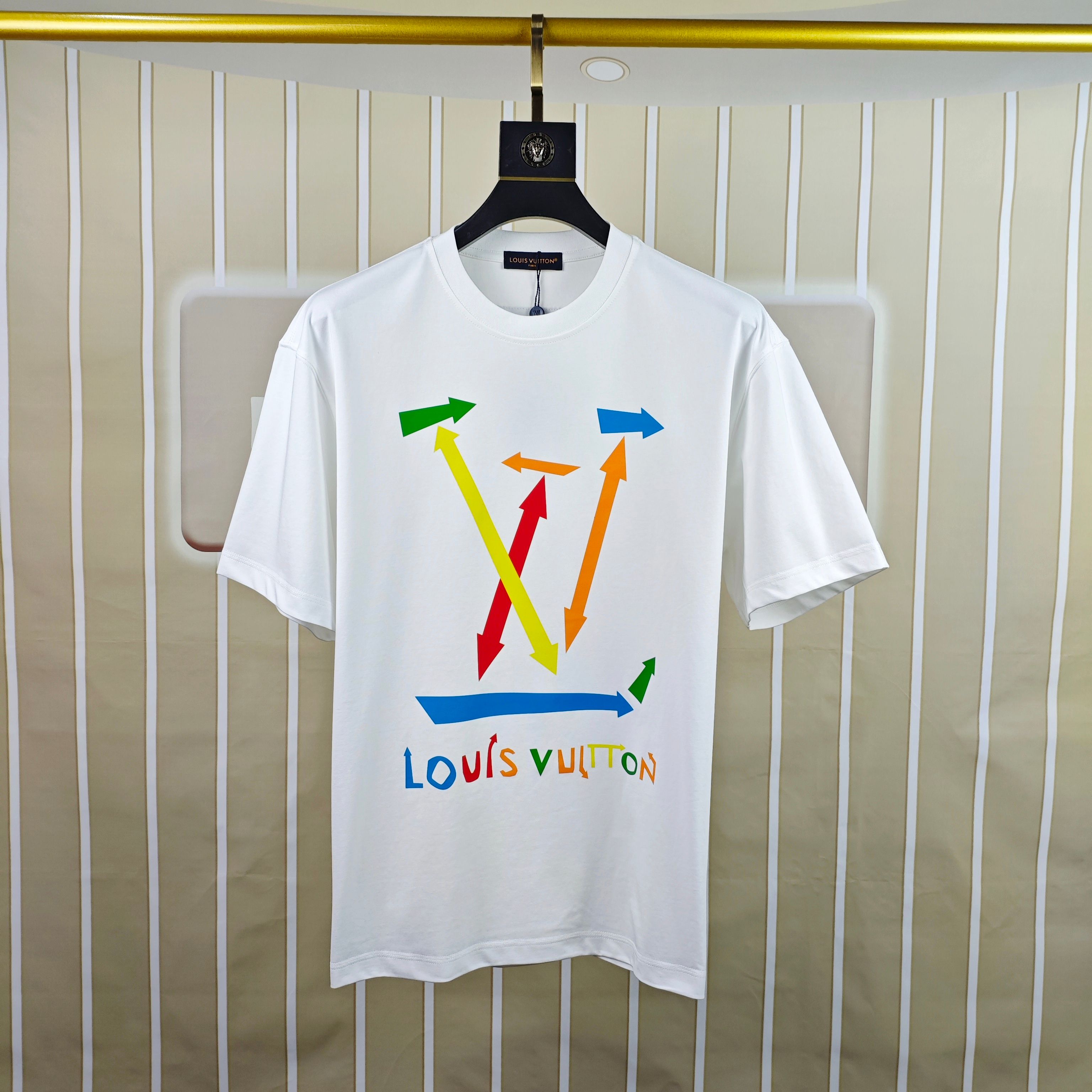  LV 路易威登2025春夏新款原单男士圆领短袖速干T恤 🔥专柜同步售卖 ✨✨高端品质 高版本 OS版型