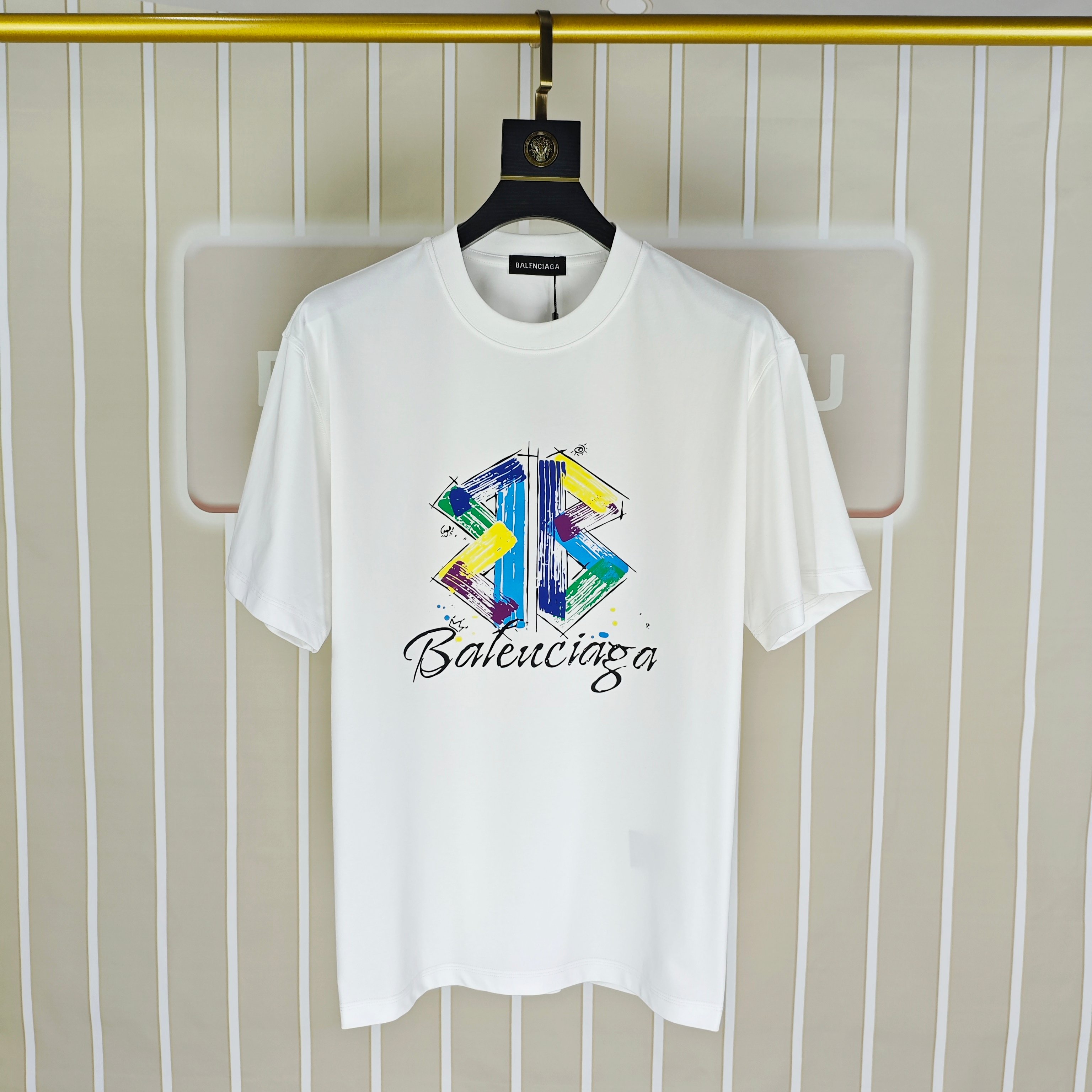 Bal*nciaga 巴黎世家2026春夏新款原单男士圆领短袖T恤 专柜同步售卖 ✨✨高端品质 高版本 