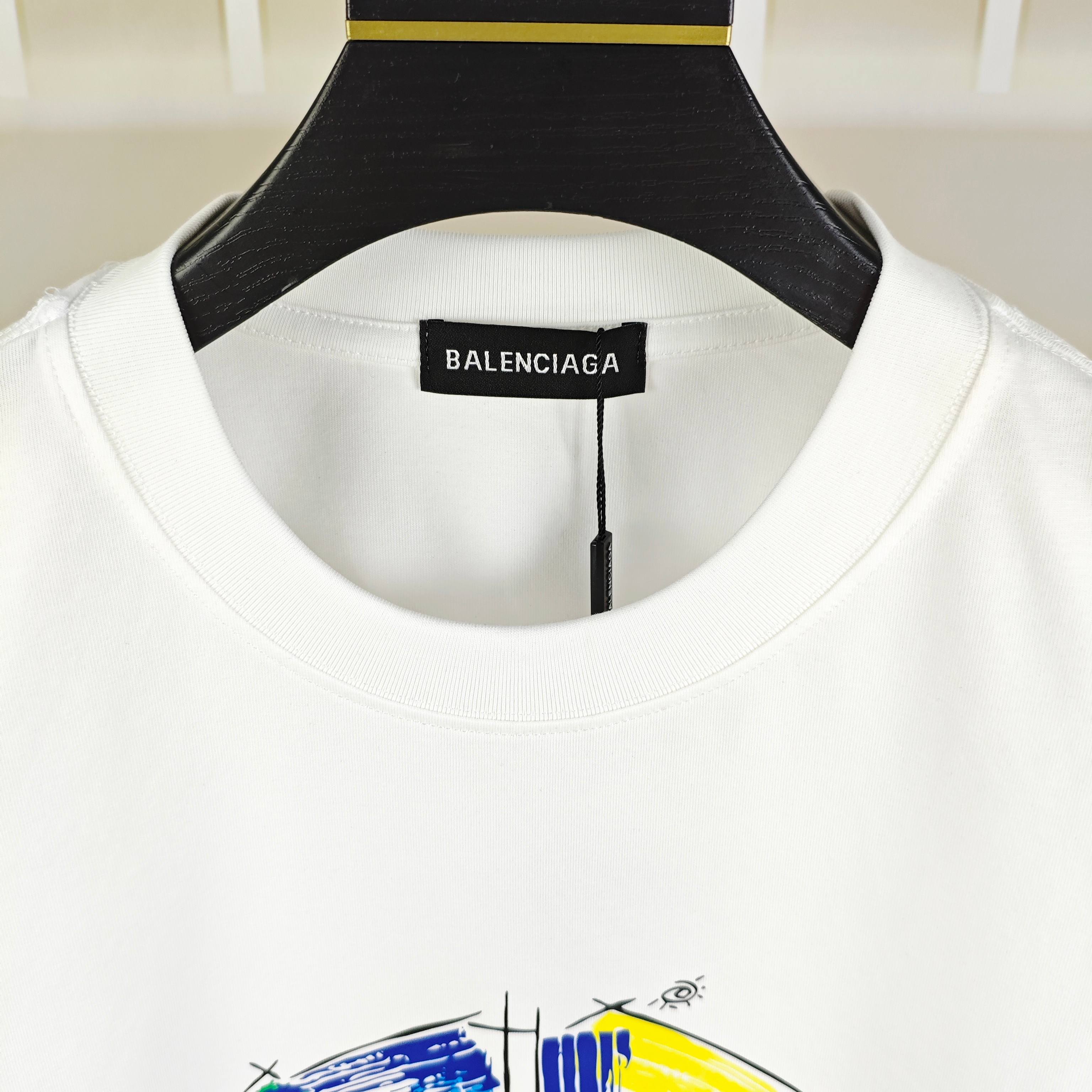 Bal*nciaga 巴黎世家2026春夏新款原单男士圆领短袖T恤 专柜同步售卖 ✨✨高端品质 高版本 