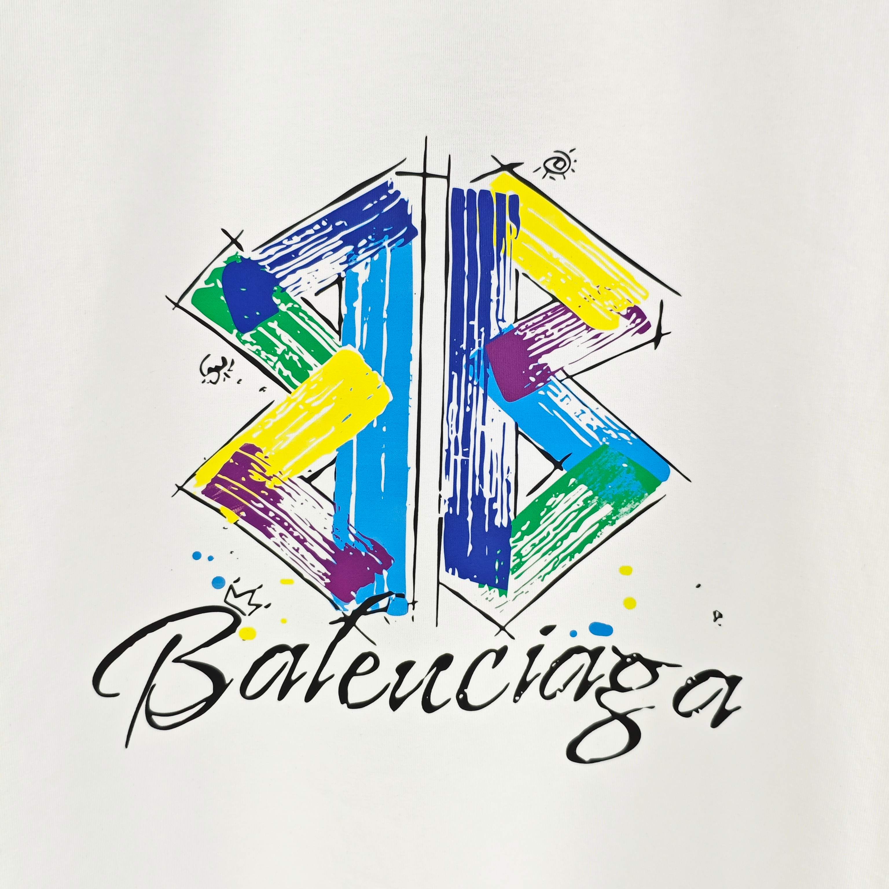 Bal*nciaga 巴黎世家2026春夏新款原单男士圆领短袖T恤 专柜同步售卖 ✨✨高端品质 高版本 