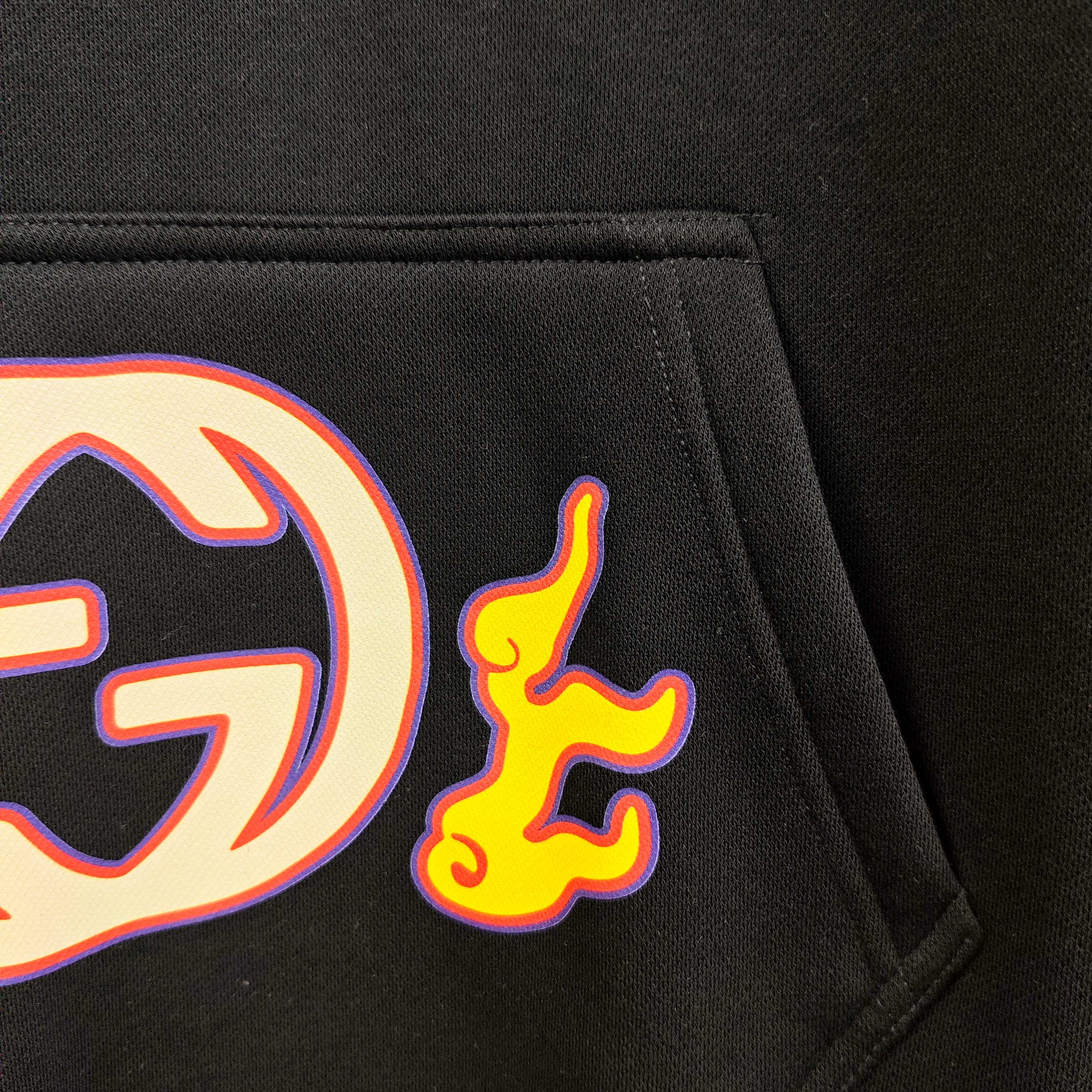 G*cci 古齐秋冬新款原单男士加绒加厚连帽卫衣 官网款 时尚百搭爆款⚠️OS宽松偏大版型⚠️✨✨狠货 