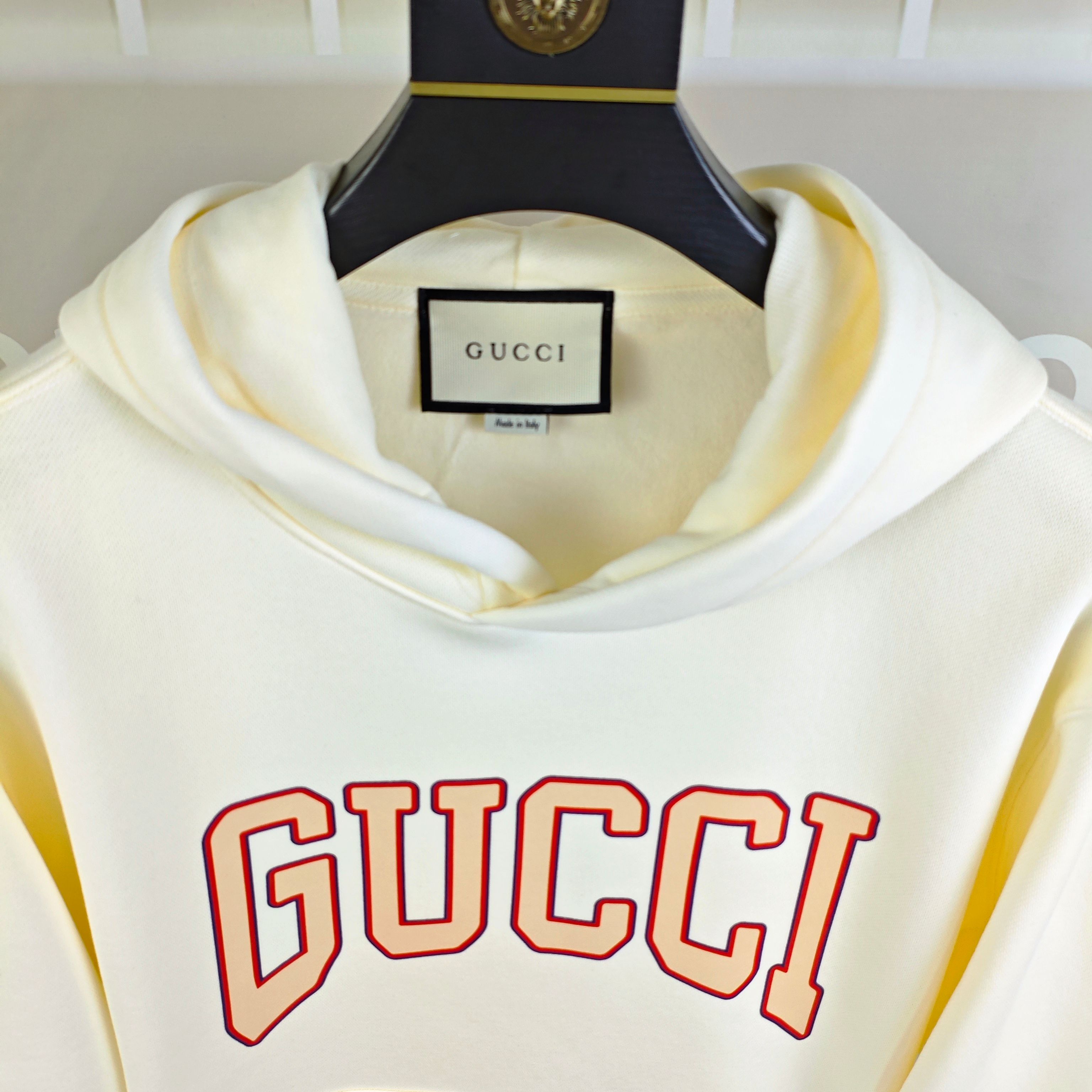 G*cci 古齐秋冬新款原单男士加绒加厚连帽卫衣 官网款 时尚百搭爆款⚠️OS宽松偏大版型⚠️✨✨狠货 