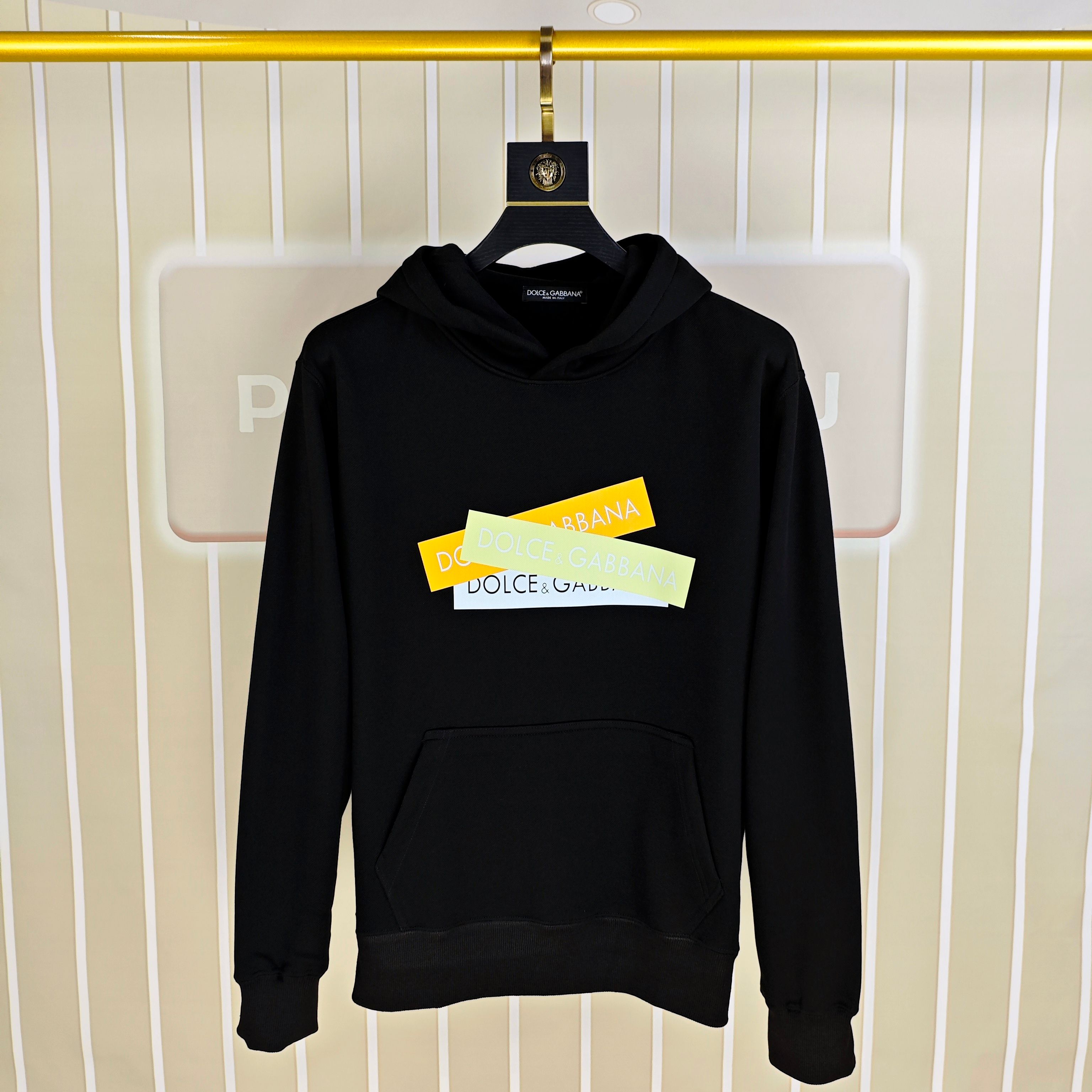 DG 杜嘉班纳秋冬新款原单男士休闲套头连帽卫衣 高端定制 内里加绒⚠️OS偏大版型⚠️高版本 时尚百搭爆