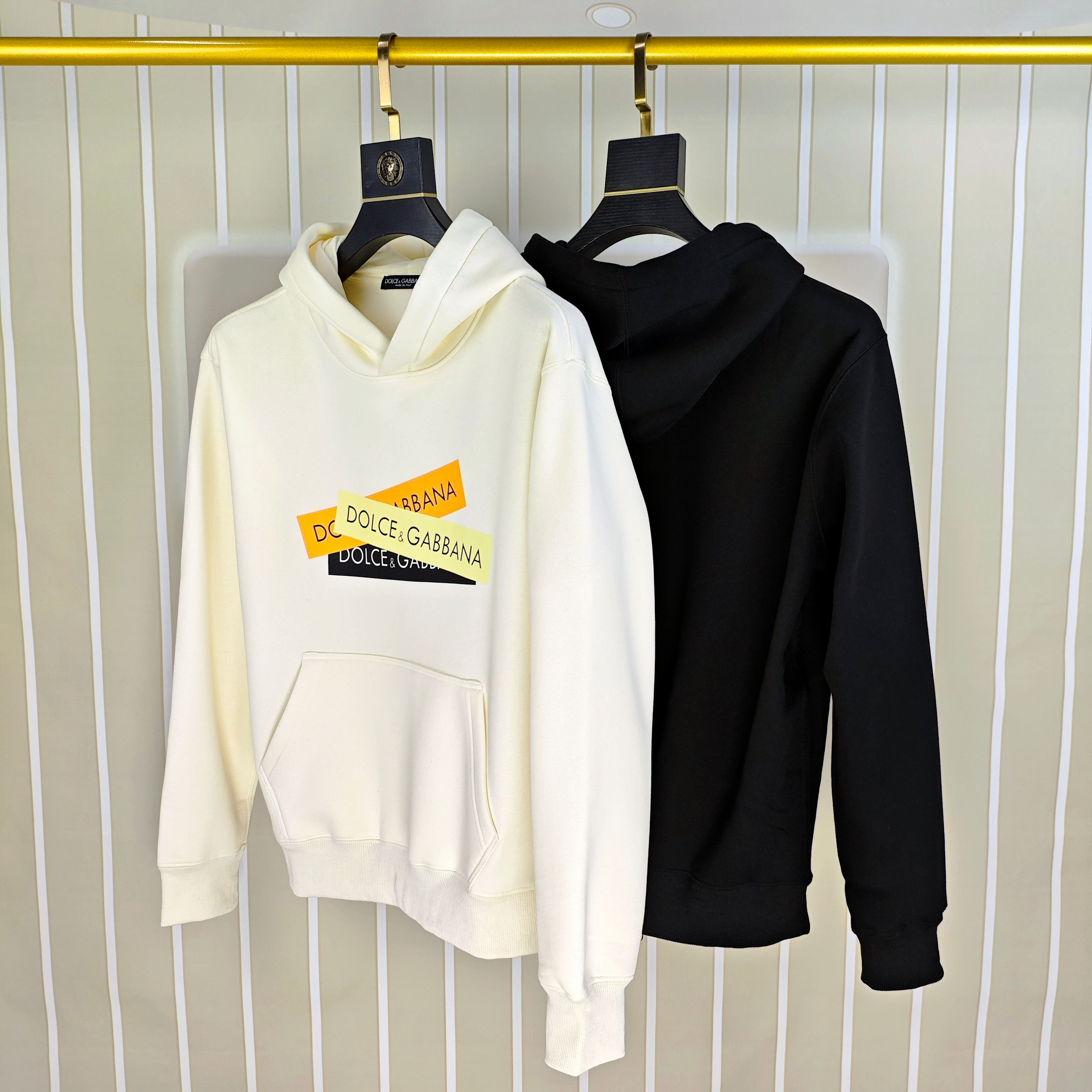 DG 杜嘉班纳秋冬新款原单男士休闲套头连帽卫衣 高端定制 内里加绒⚠️OS偏大版型⚠️高版本 时尚百搭爆