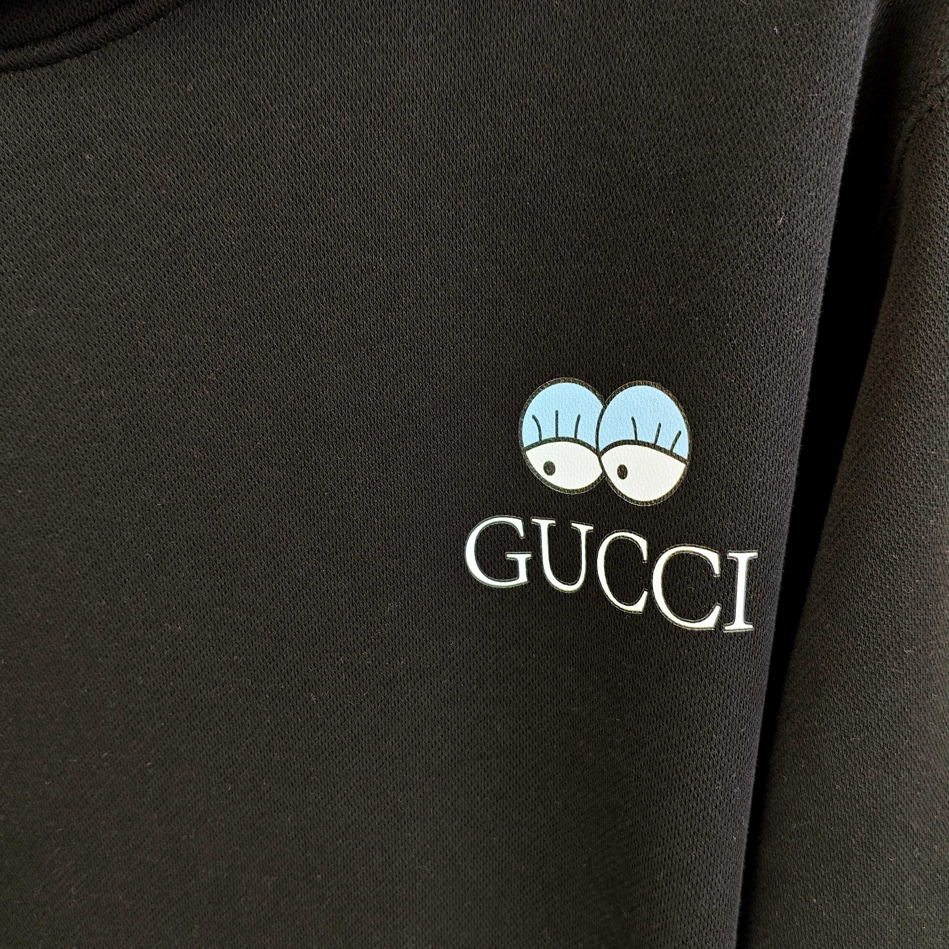 G*cci 古齐2025秋冬新款原单男士加绒加厚连帽卫衣 官网款 时尚百搭爆款⚠️OS宽松偏大版型⚠️✨