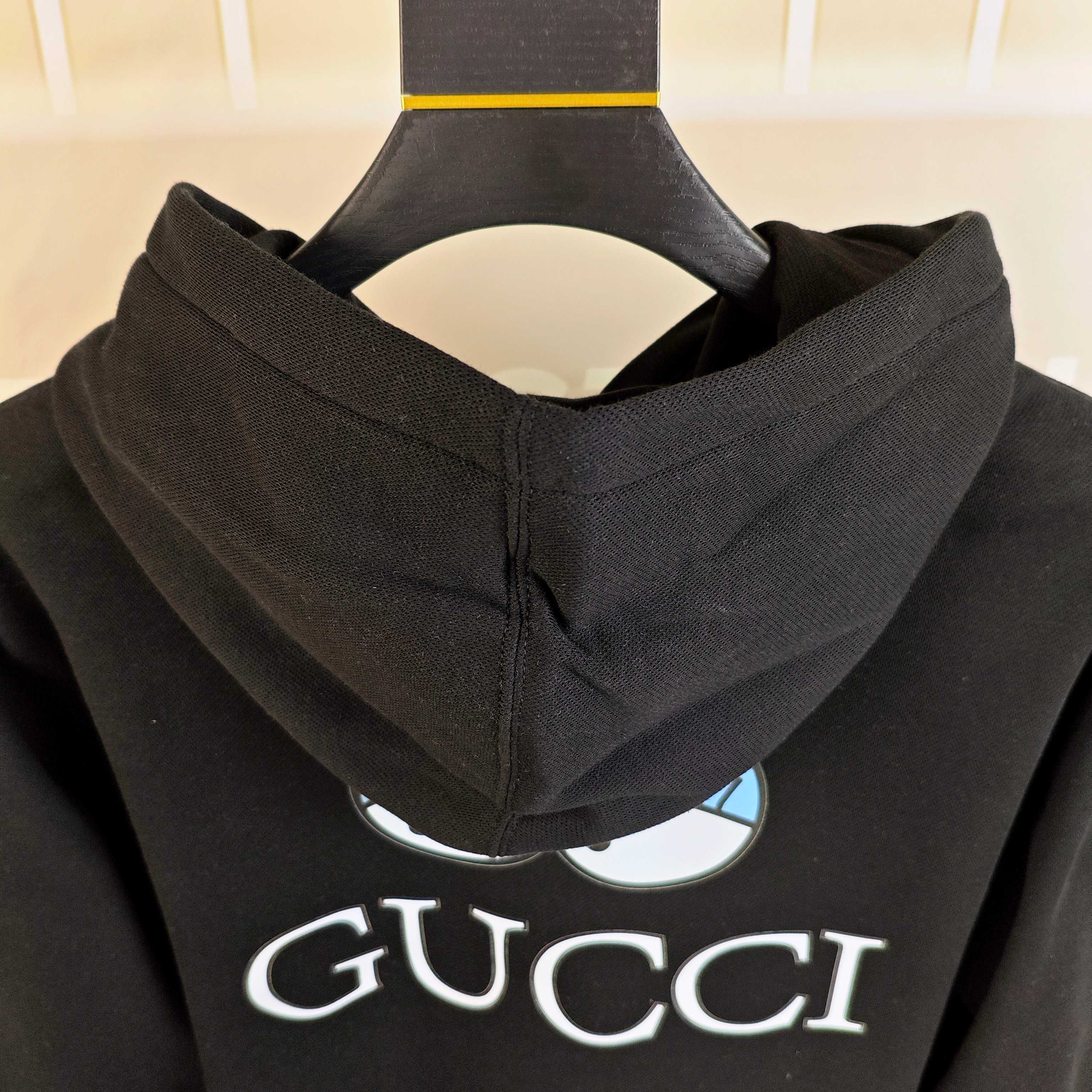 G*cci 古齐2025秋冬新款原单男士加绒加厚连帽卫衣 官网款 时尚百搭爆款⚠️OS宽松偏大版型⚠️✨