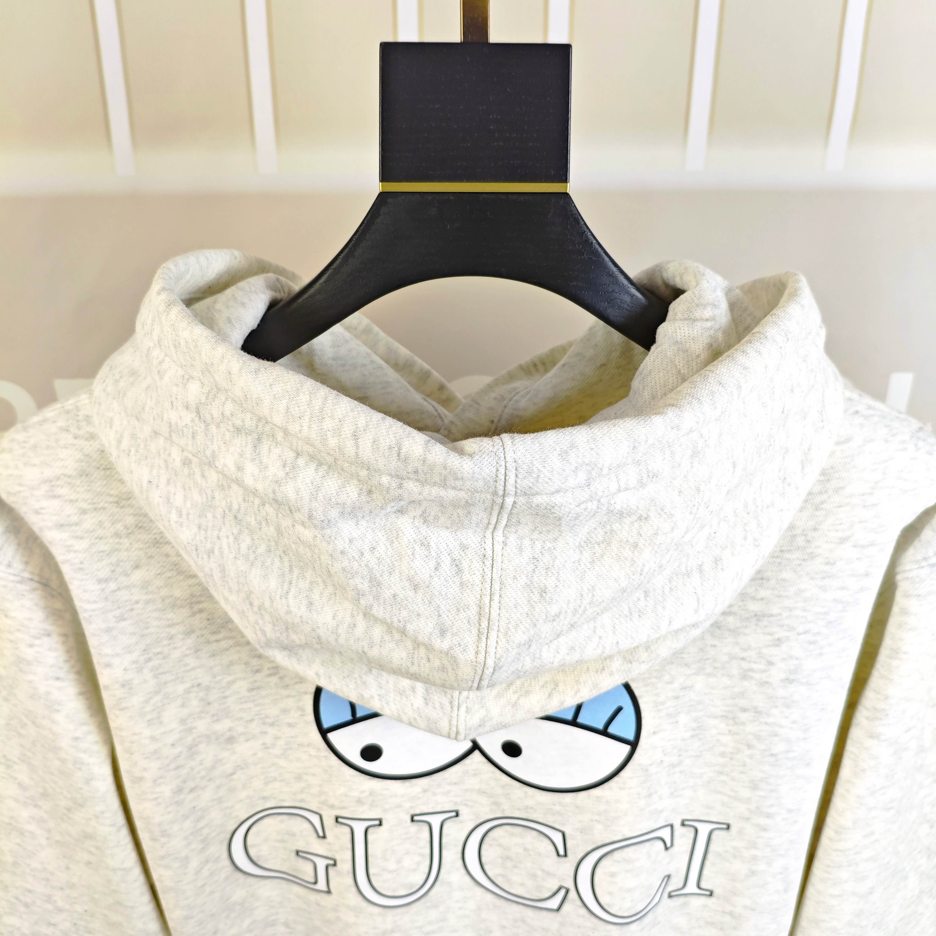 G*cci 古齐2025秋冬新款原单男士加绒加厚连帽卫衣 官网款 时尚百搭爆款⚠️OS宽松偏大版型⚠️✨