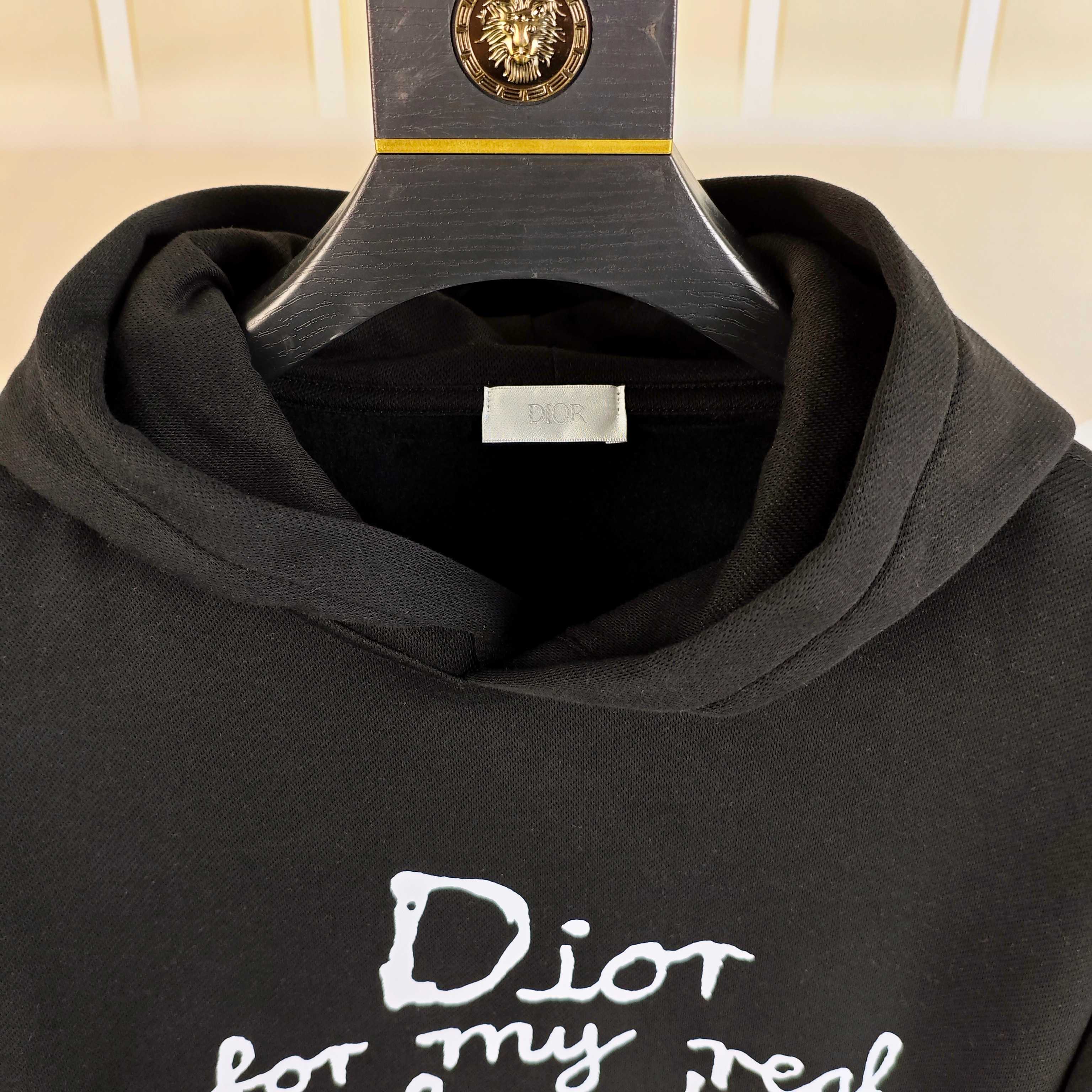 D*or 迪奥2025秋冬新款原单男士加绒加厚连帽卫衣 官网款 时尚百搭爆款⚠️OS宽松偏大版型⚠️✨✨