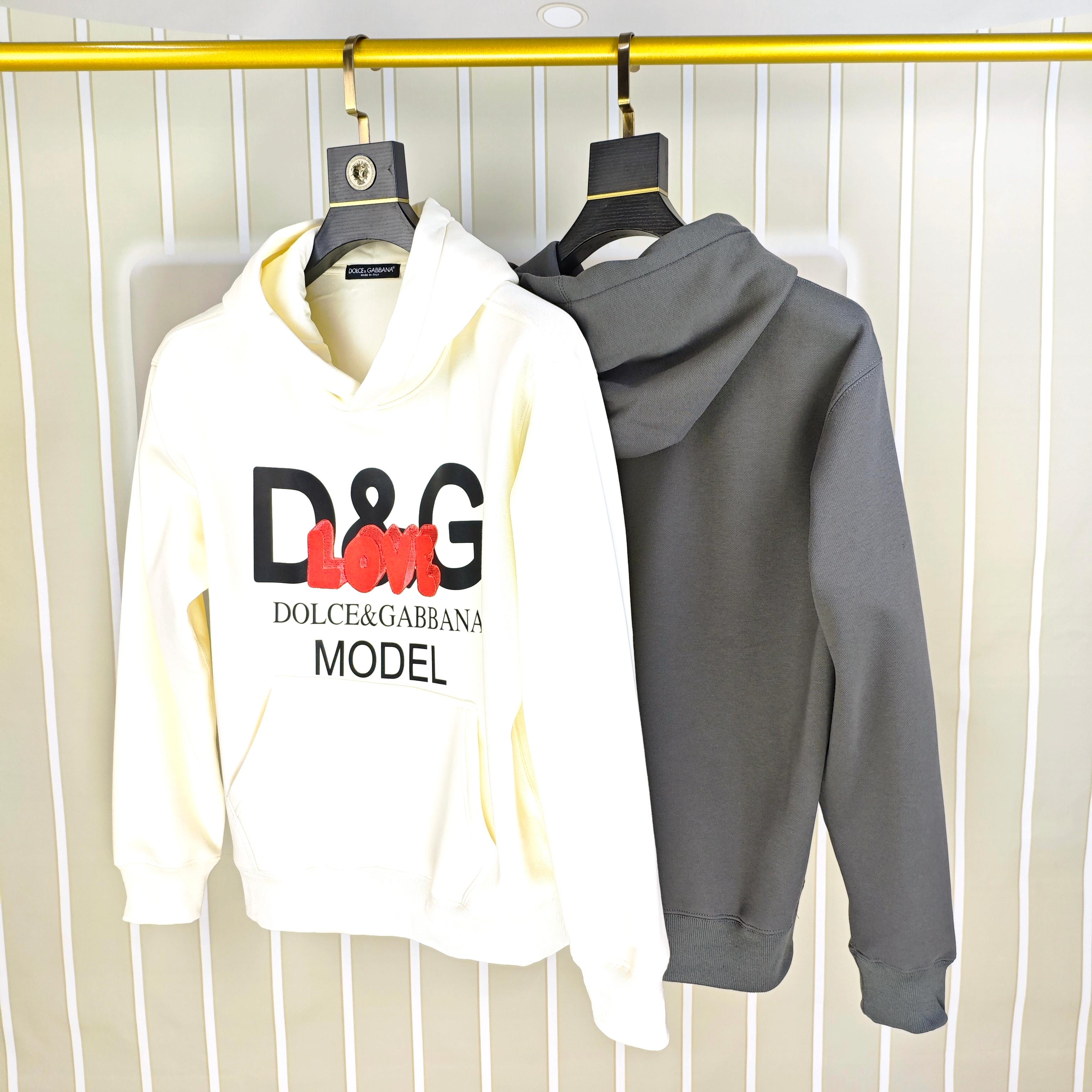 DG 杜嘉班纳2025秋冬新款原单男士休闲套头连帽卫衣 高端定制 内里加绒⚠️OS偏大版型⚠️高版本 时