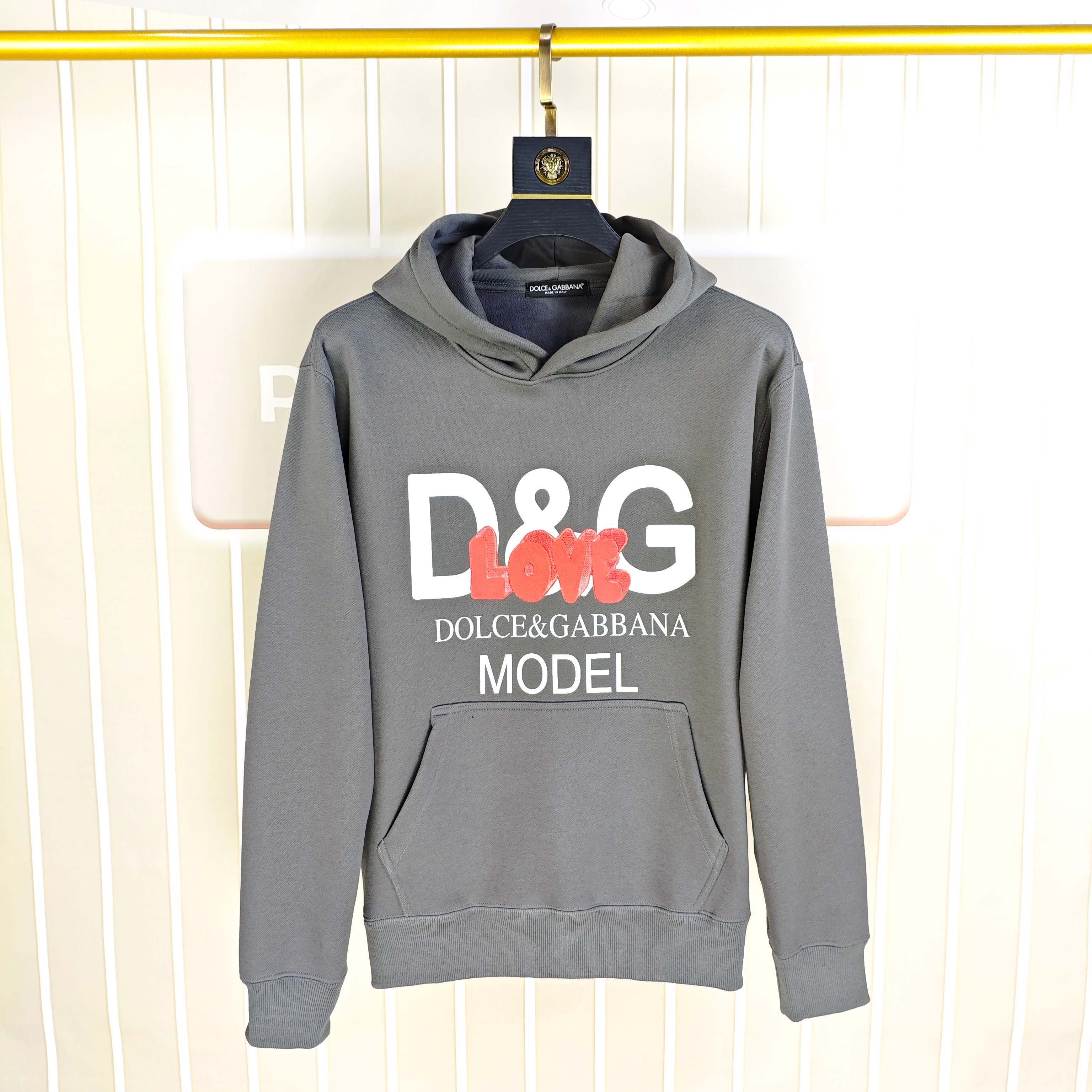 DG 杜嘉班纳2025秋冬新款原单男士休闲套头连帽卫衣 高端定制 内里加绒⚠️OS偏大版型⚠️高版本 时