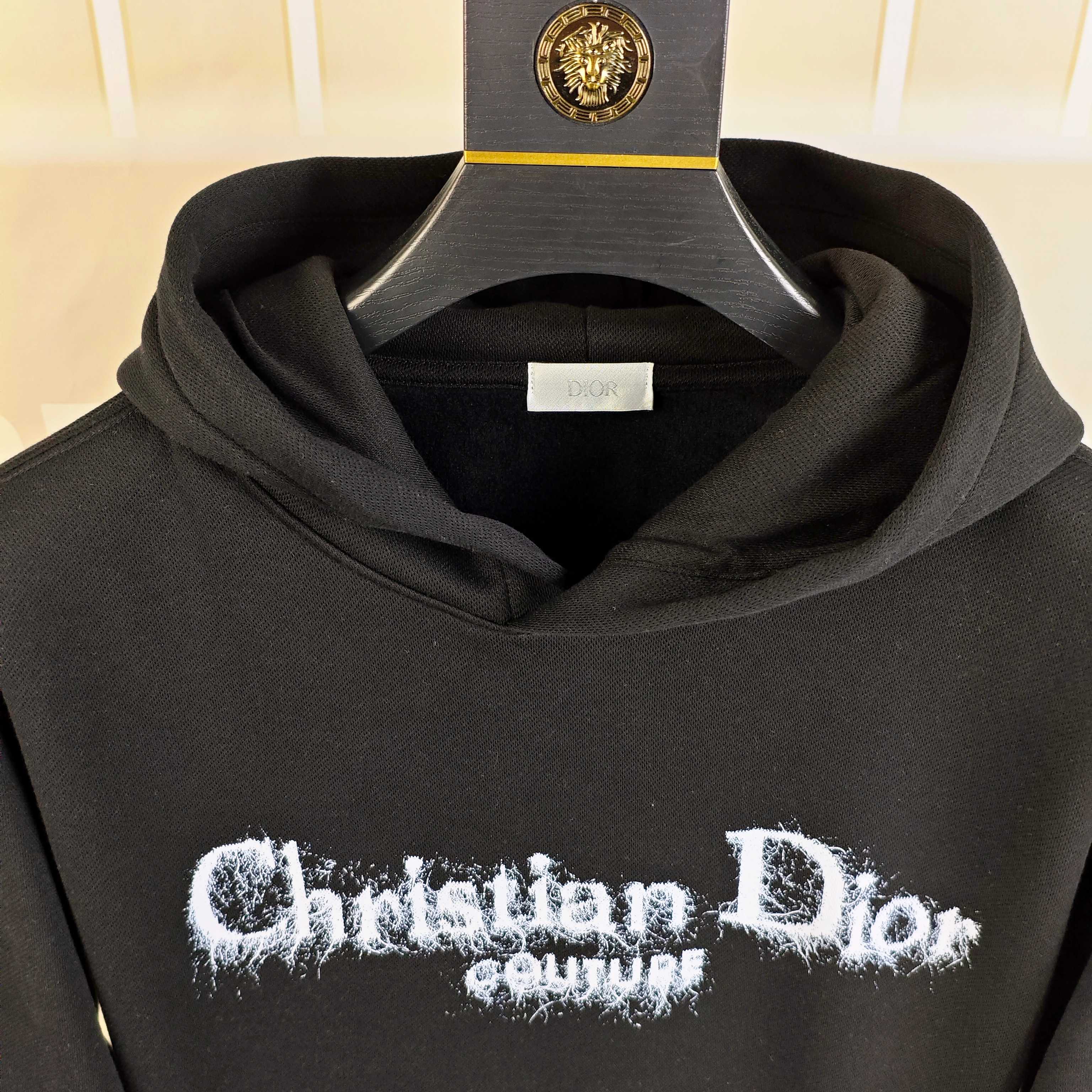 D*or 迪奥2025秋冬新款原单男士加绒加厚连帽卫衣 官网款 时尚百搭爆款⚠️OS宽松偏大版型⚠️✨✨