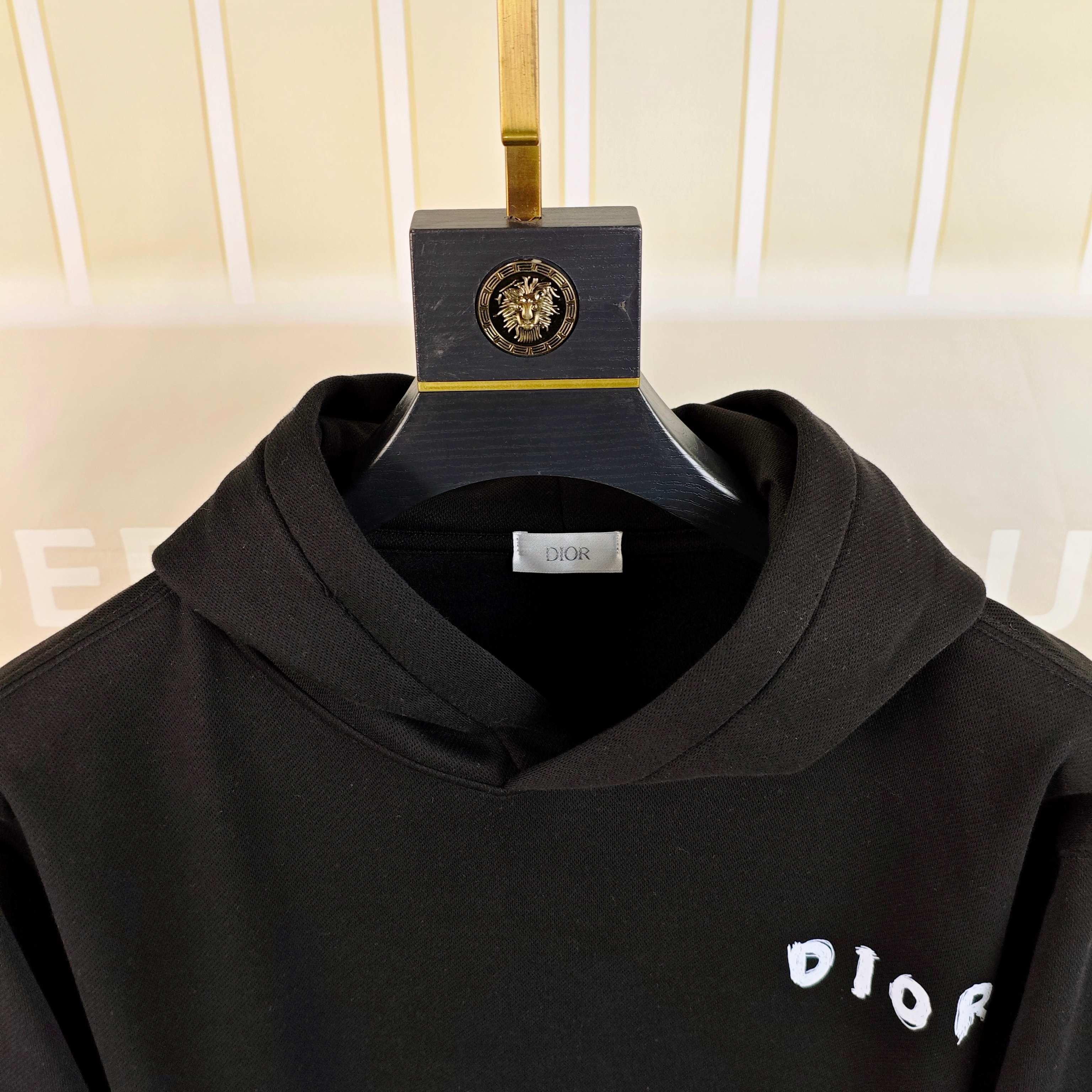 D*or 迪奥秋冬新款原单男士加绒加厚连帽卫衣 官网款 时尚百搭爆款⚠️OS宽松偏大版型⚠️✨✨狠货 高