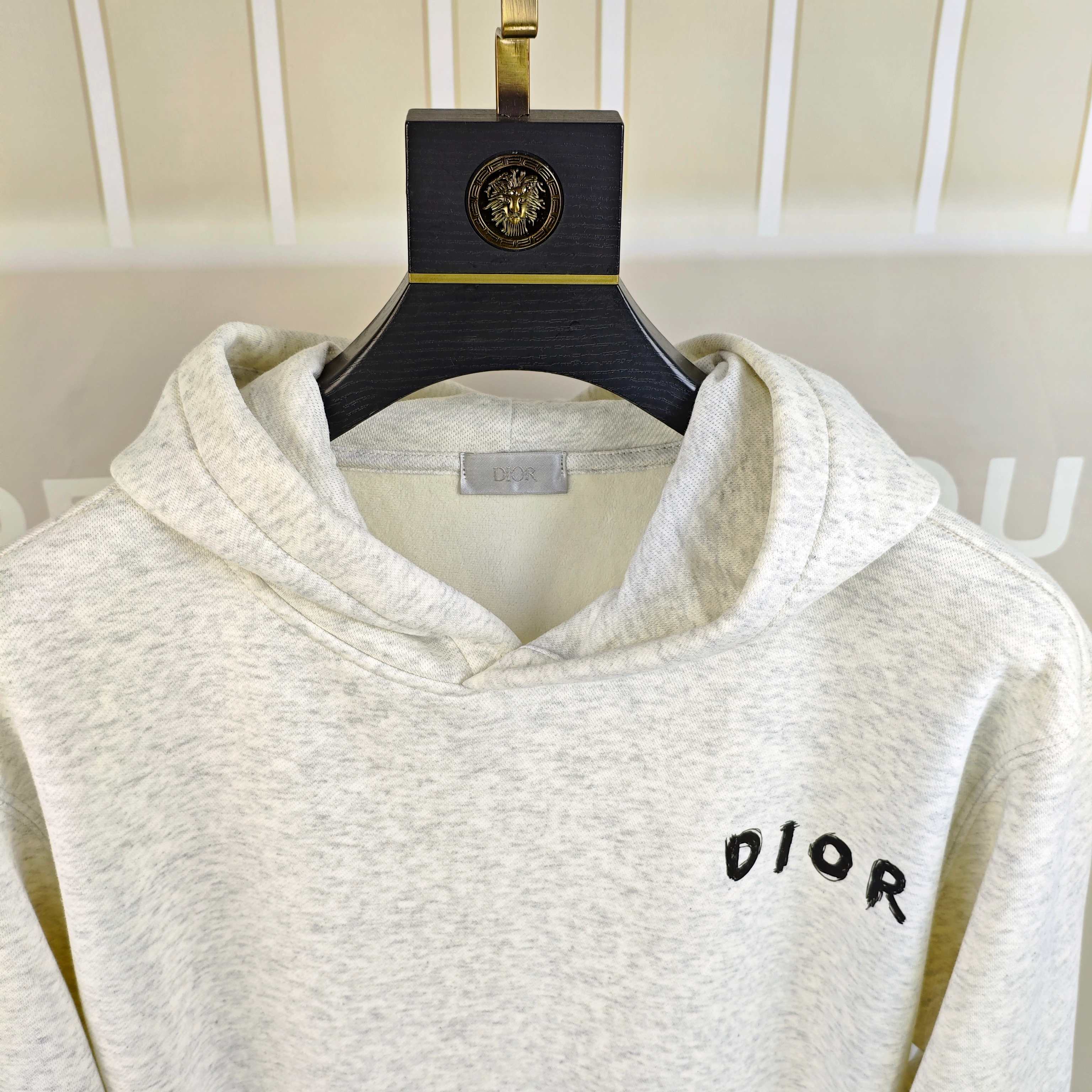 D*or 迪奥秋冬新款原单男士加绒加厚连帽卫衣 官网款 时尚百搭爆款⚠️OS宽松偏大版型⚠️✨✨狠货 高