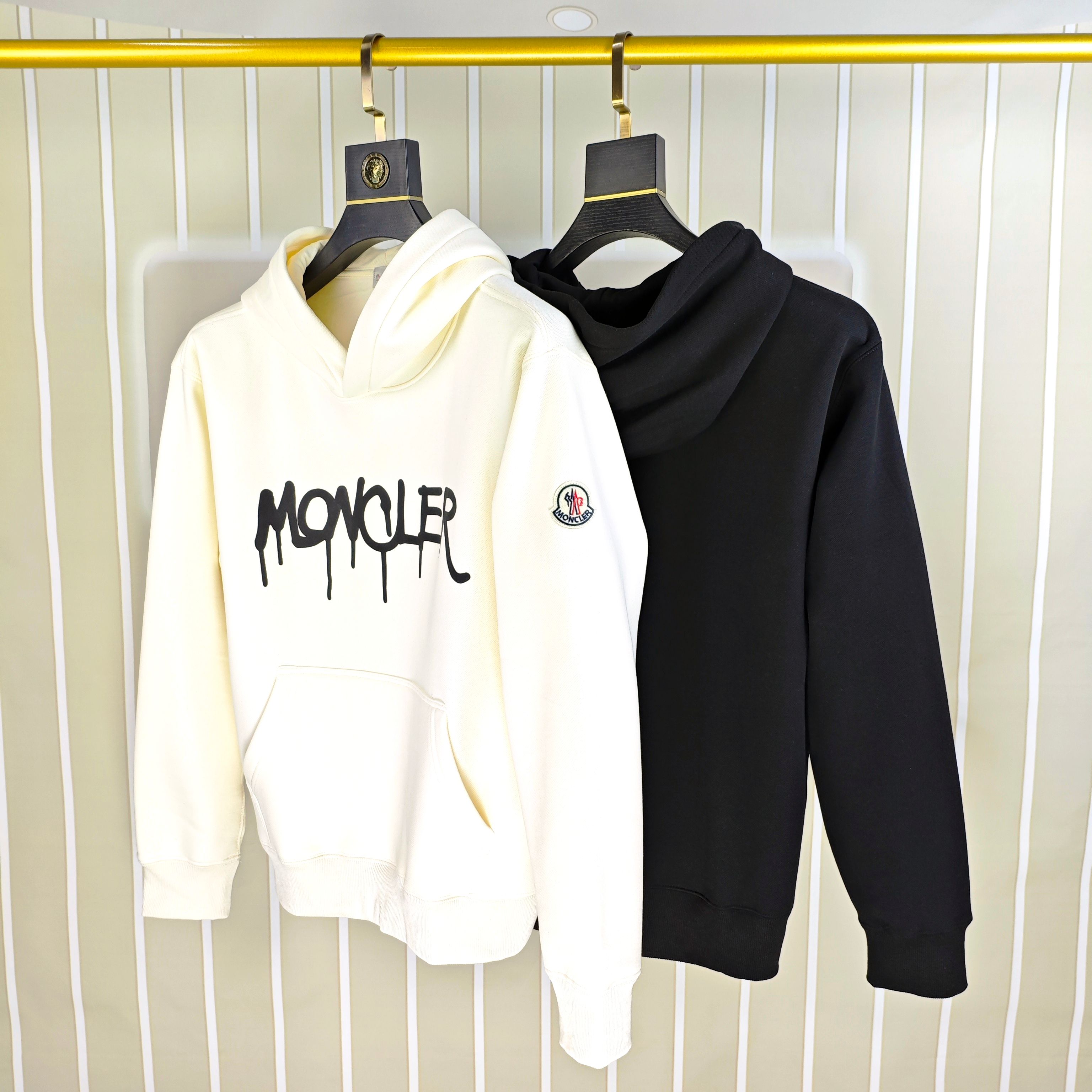 M*ncler 蒙口秋冬新款原单男士加绒加厚休闲套头连帽卫衣 高端定制 内里加绒⚠️OS偏大版型⚠️高版