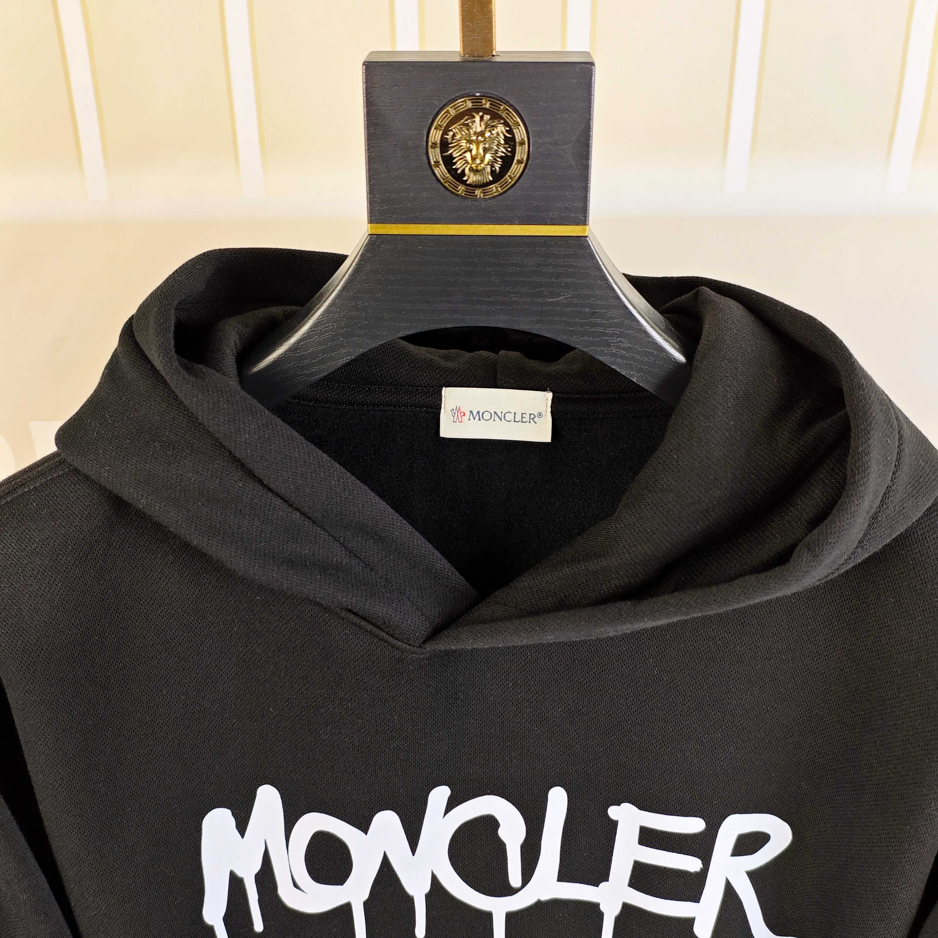 M*ncler 蒙口秋冬新款原单男士加绒加厚休闲套头连帽卫衣 高端定制 内里加绒⚠️OS偏大版型⚠️高版