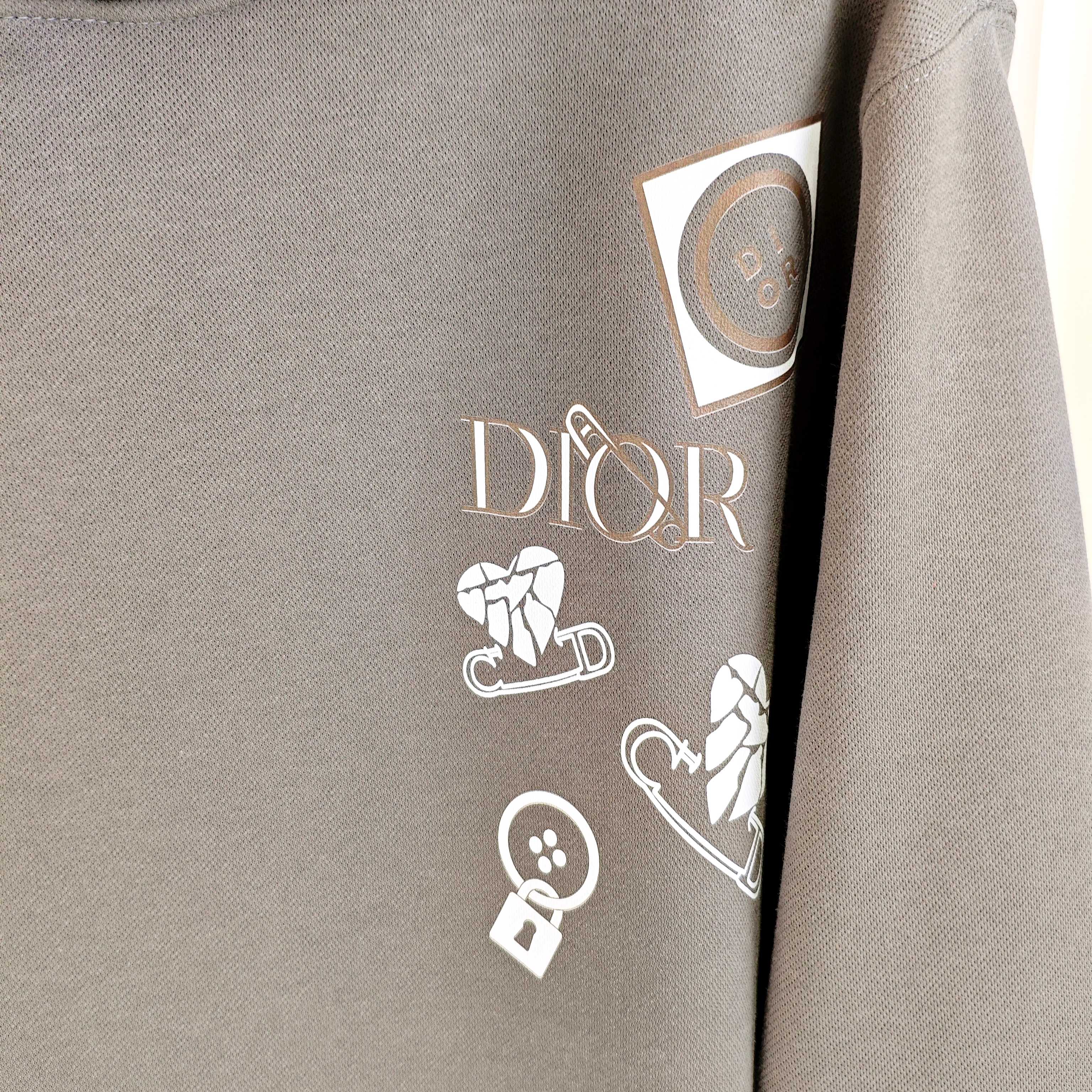 D*or 迪奥秋冬新款原单男士加绒加厚连帽卫衣 官网款 时尚百搭爆款⚠️OS宽松偏大版型⚠️✨✨狠货 高