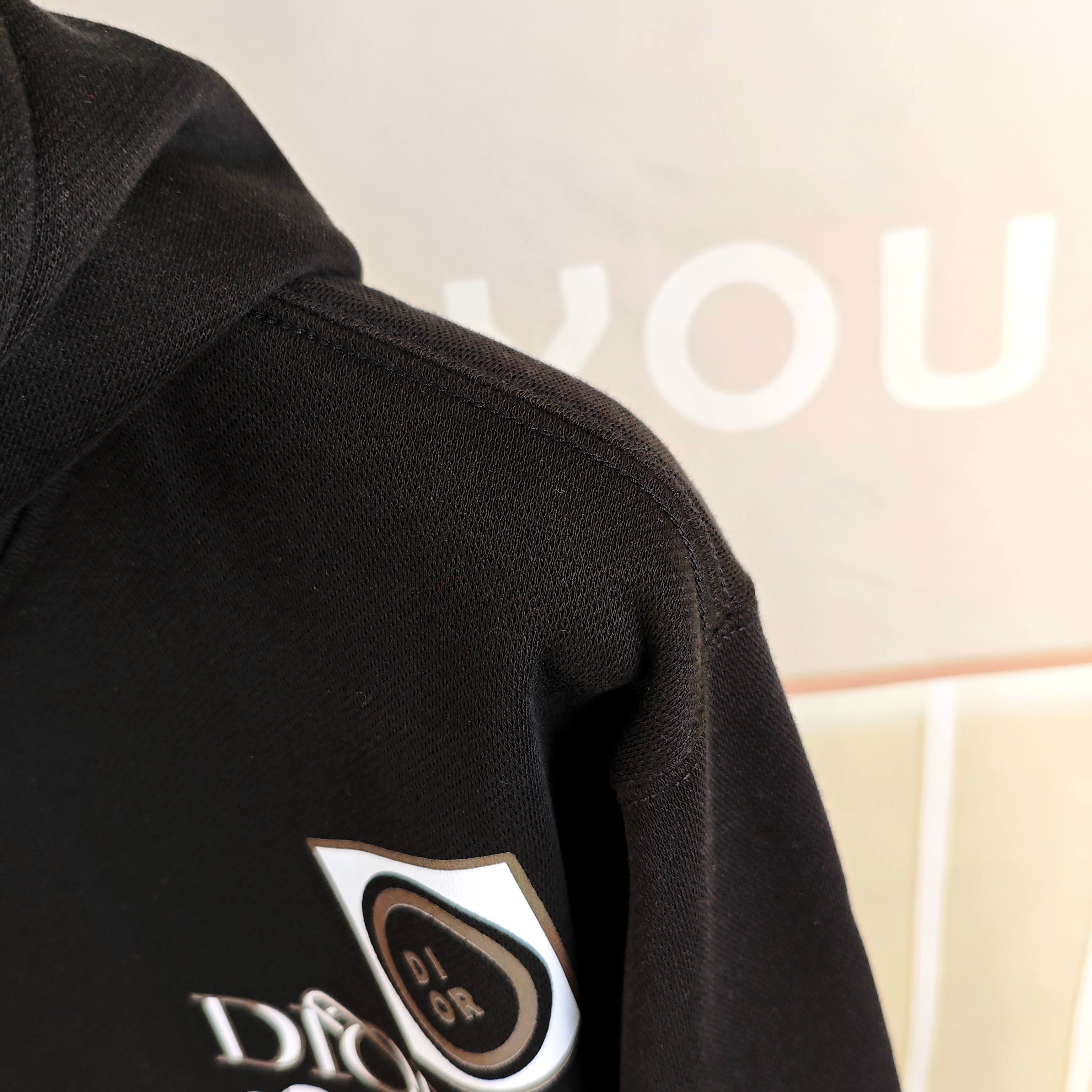 D*or 迪奥秋冬新款原单男士加绒加厚连帽卫衣 官网款 时尚百搭爆款⚠️OS宽松偏大版型⚠️✨✨狠货 高
