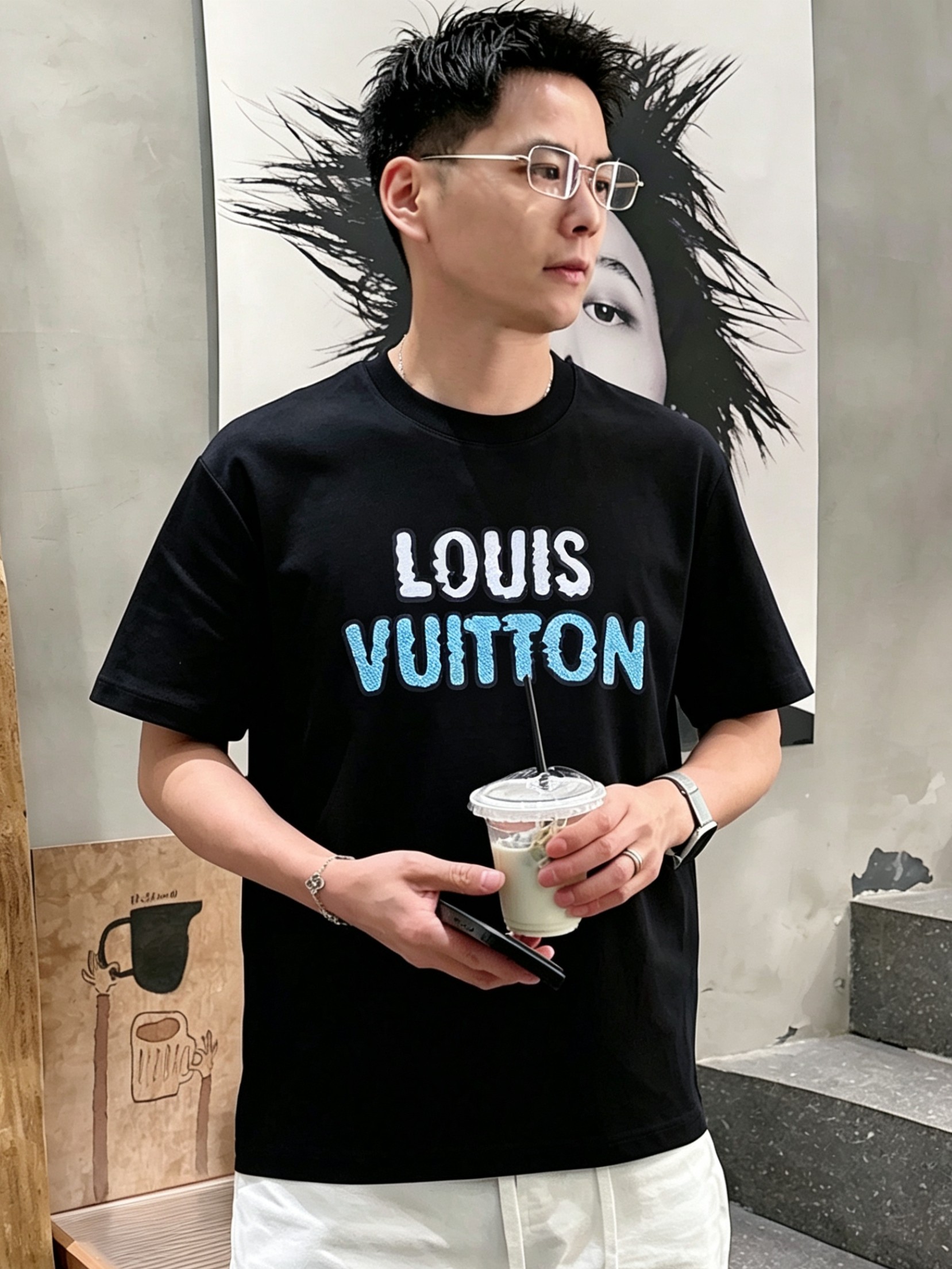 LV 路易威登2026春夏新款原单男士圆领短袖速干T恤 🔥专柜同步售卖 ✨✨高端品质 高版本 OS版型阔
