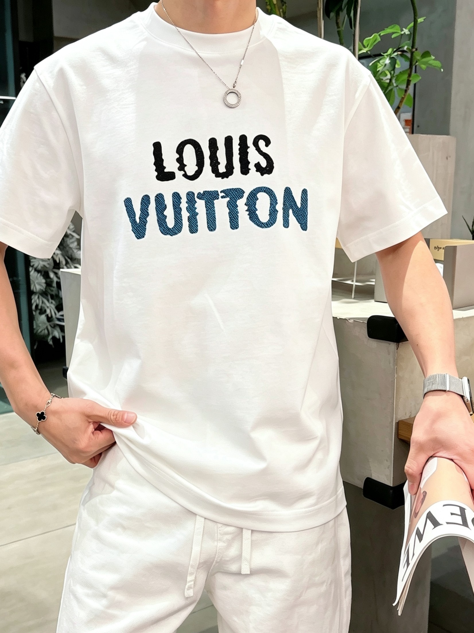 LV 路易威登2026春夏新款原单男士圆领短袖速干T恤 🔥专柜同步售卖 ✨✨高端品质 高版本 OS版型阔