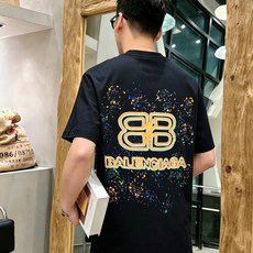 Bal*nciaga 巴黎世家2026春夏新款原单男士圆领短袖T恤 专柜同步售卖 ✨✨高端品质 高版本 Bal*nciaga 巴黎世家2026春夏新款原单男士圆领短袖T恤 专柜同步售卖 ✨✨高端品质 高版本
