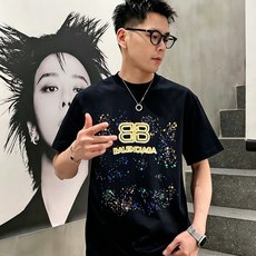 Bal*nciaga 巴黎世家2026春夏新款原单男士圆领短袖T恤 专柜同步售卖 ✨✨高端品质 高版本 Bal*nciaga 巴黎世家2026春夏新款原单男士圆领短袖T恤 专柜同步售卖 ✨✨高端品质 高版本