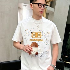 Bal*nciaga 巴黎世家2026春夏新款原单男士圆领短袖T恤 专柜同步售卖 ✨✨高端品质 高版本 Bal*nciaga 巴黎世家2026春夏新款原单男士圆领短袖T恤 专柜同步售卖 ✨✨高端品质 高版本