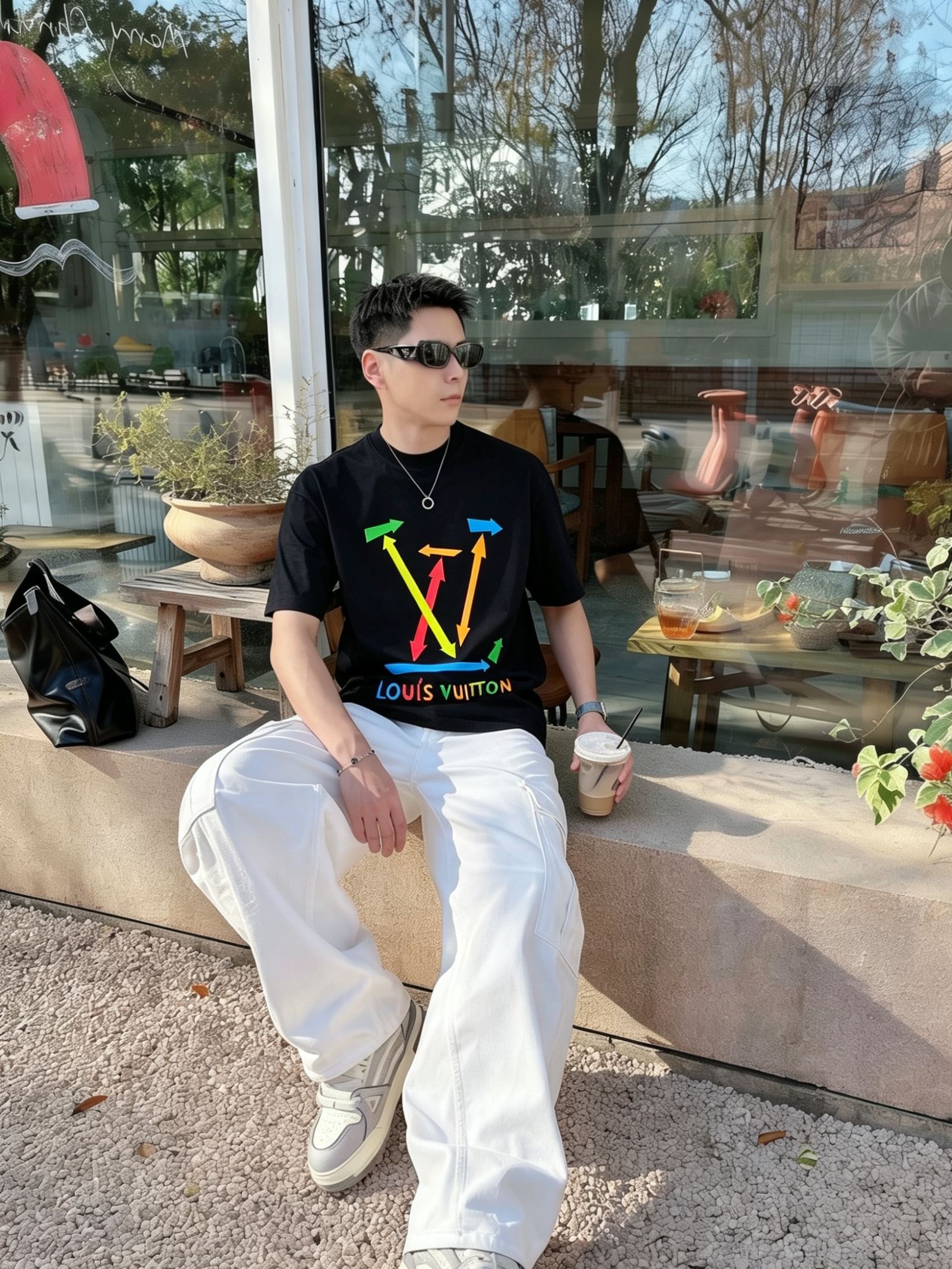 LV 路易威登2026春夏新款原单男士圆领短袖速干T恤 🔥专柜同步售卖 ✨✨高端品质 高版本 OS版型阔