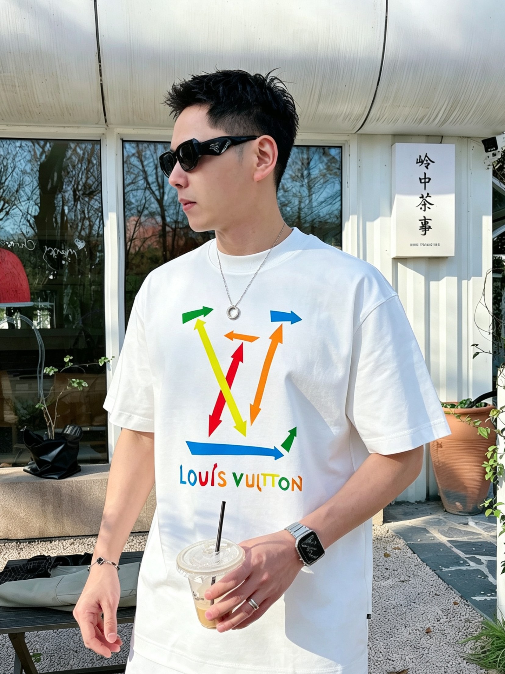 LV 路易威登2026春夏新款原单男士圆领短袖速干T恤 🔥专柜同步售卖 ✨✨高端品质 高版本 OS版型阔