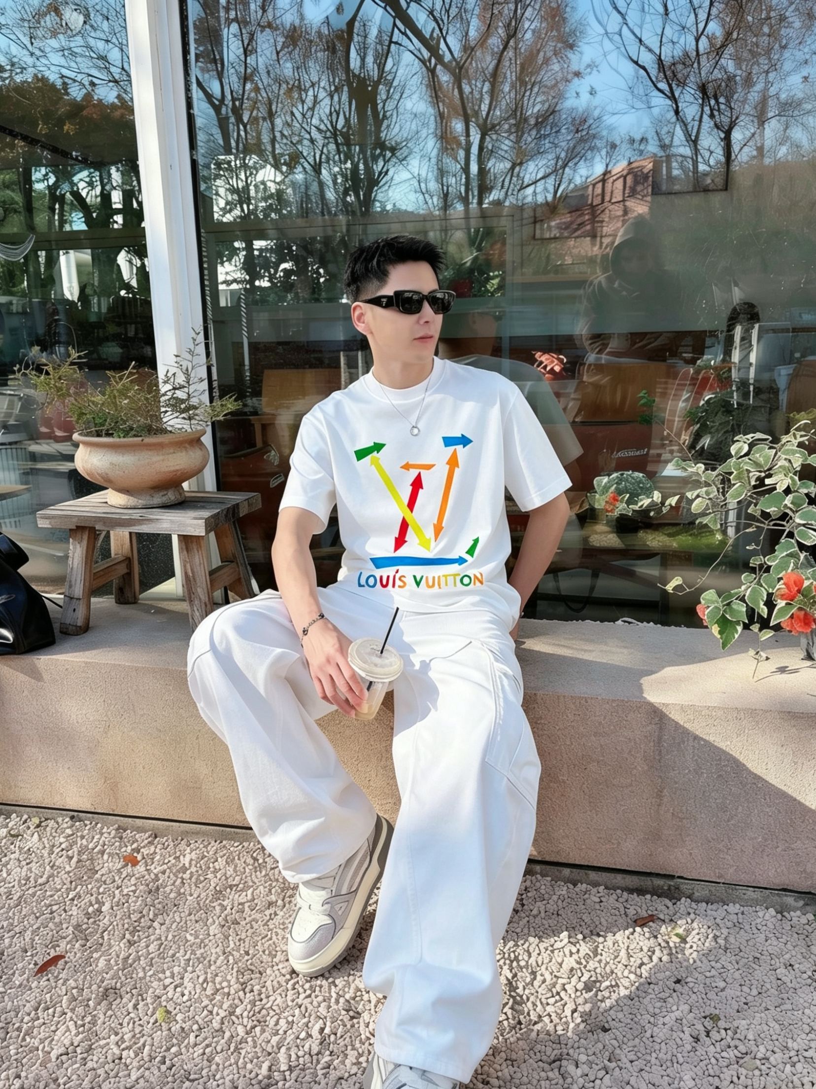 LV 路易威登2026春夏新款原单男士圆领短袖速干T恤 🔥专柜同步售卖 ✨✨高端品质 高版本 OS版型阔