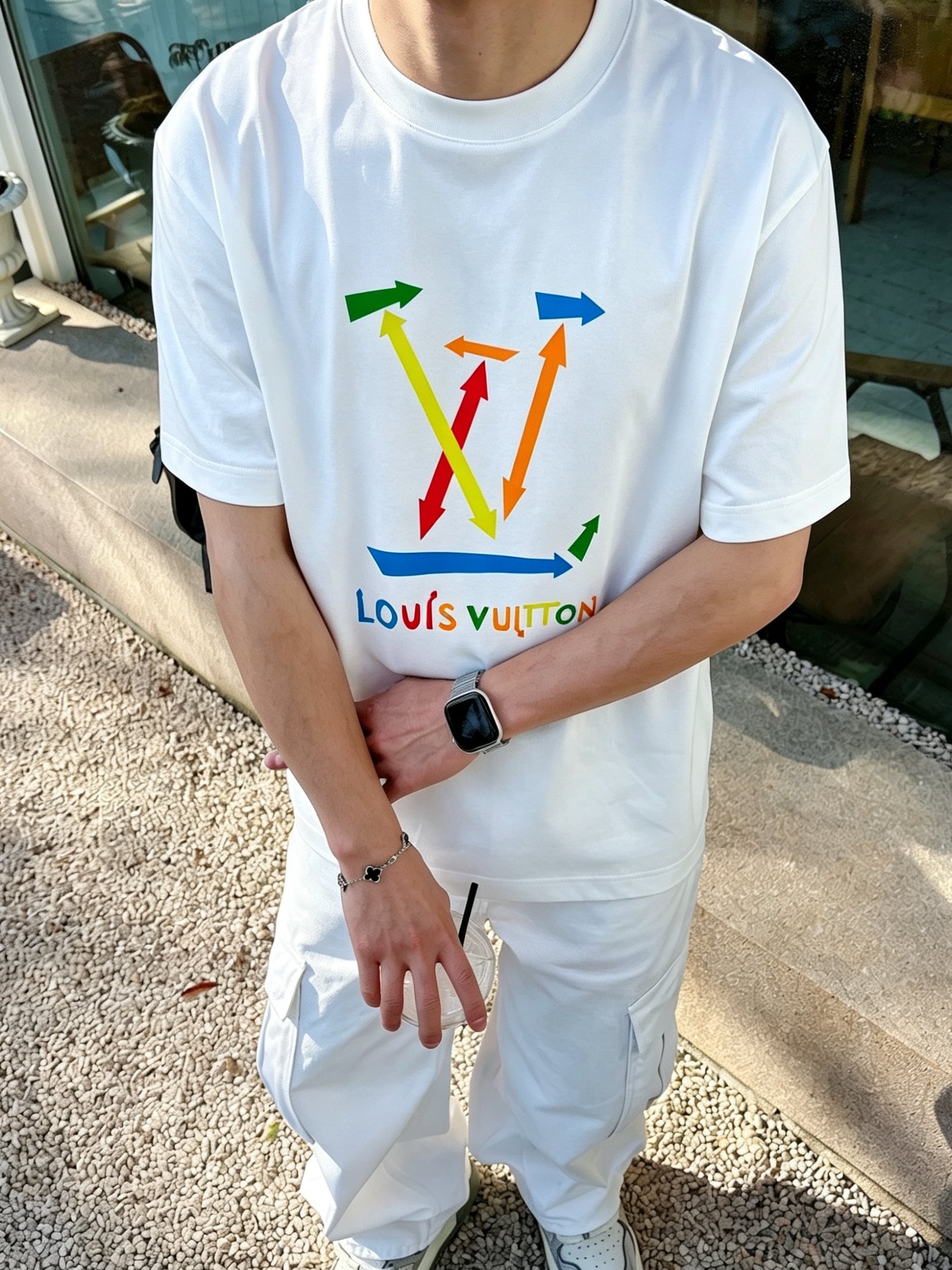 LV 路易威登2026春夏新款原单男士圆领短袖速干T恤 🔥专柜同步售卖 ✨✨高端品质 高版本 OS版型阔