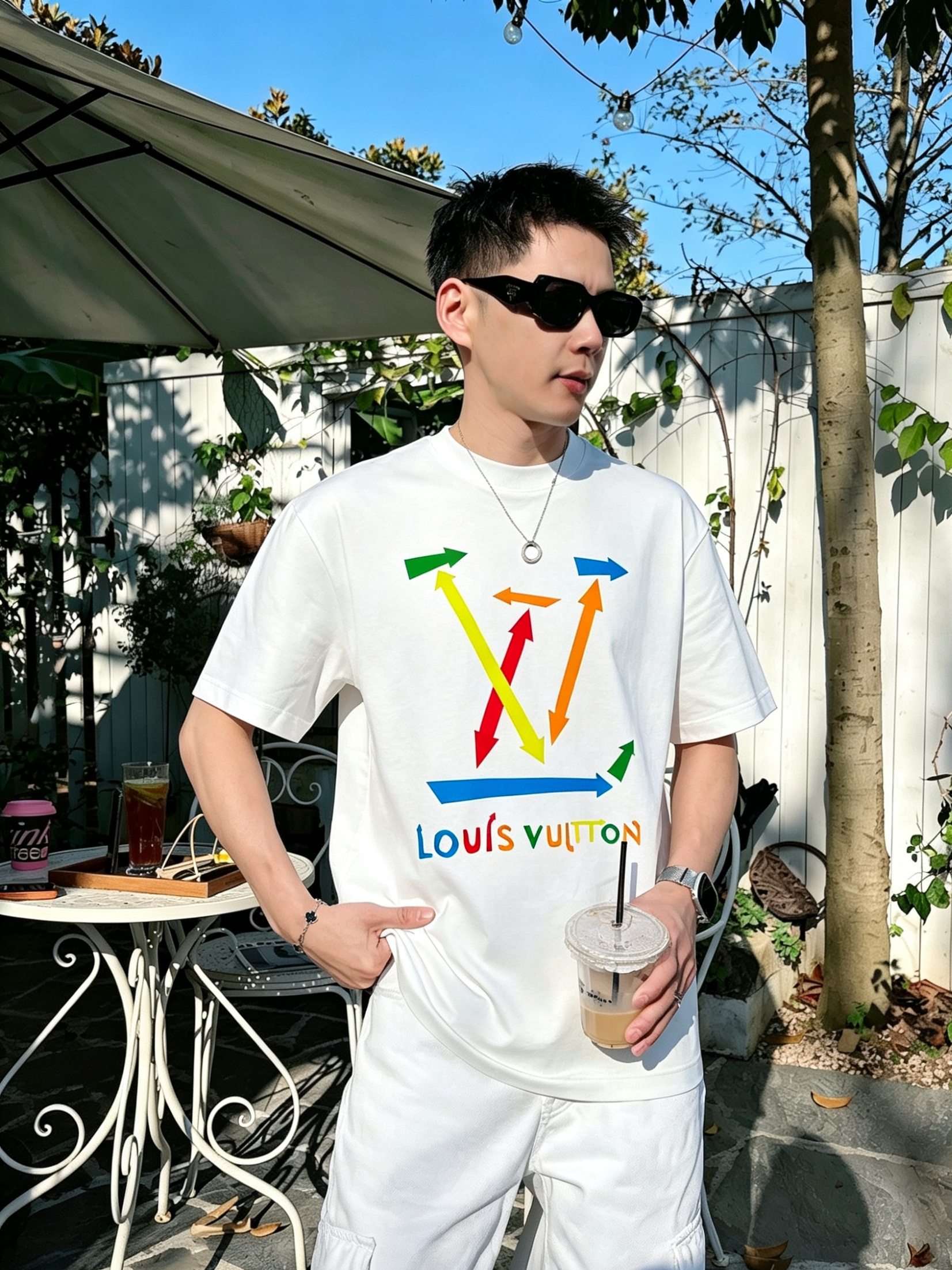 LV 路易威登2026春夏新款原单男士圆领短袖速干T恤 🔥专柜同步售卖 ✨✨高端品质 高版本 OS版型阔