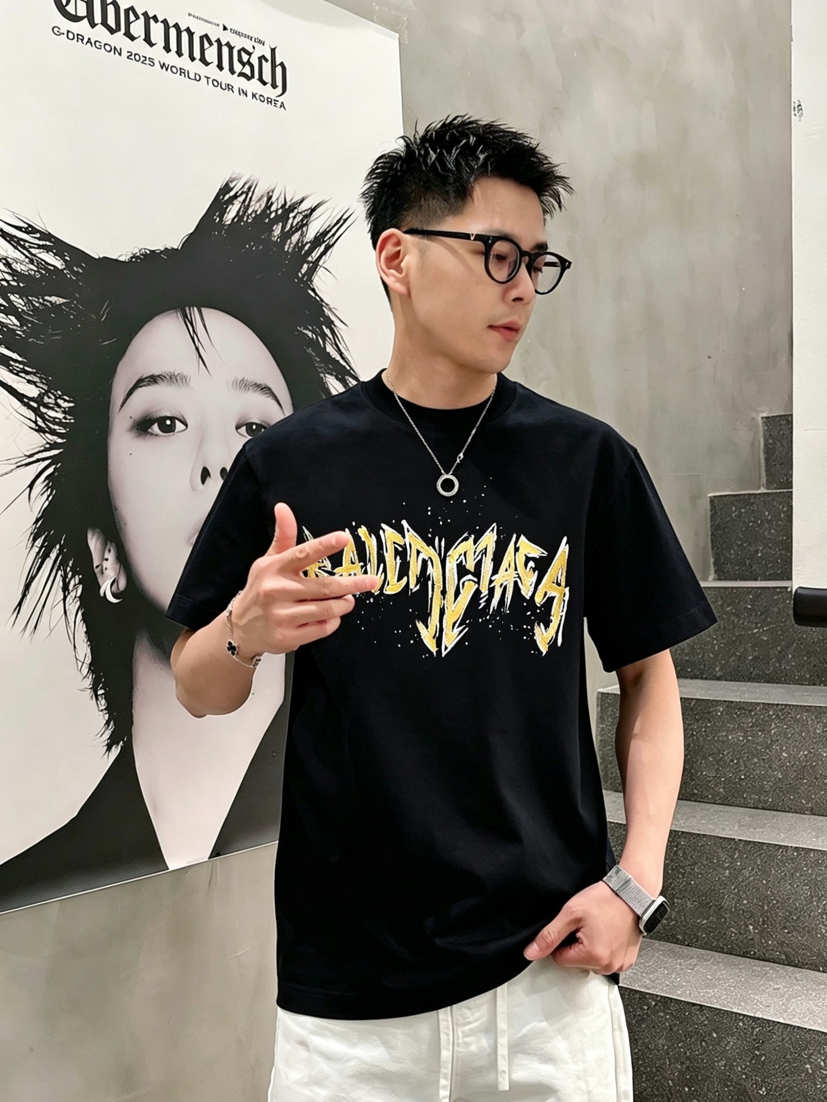 Bal*nciaga 巴黎世家2026春夏新款原单男士圆领短袖T恤 专柜同步售卖 ✨✨高端品质 高版本 