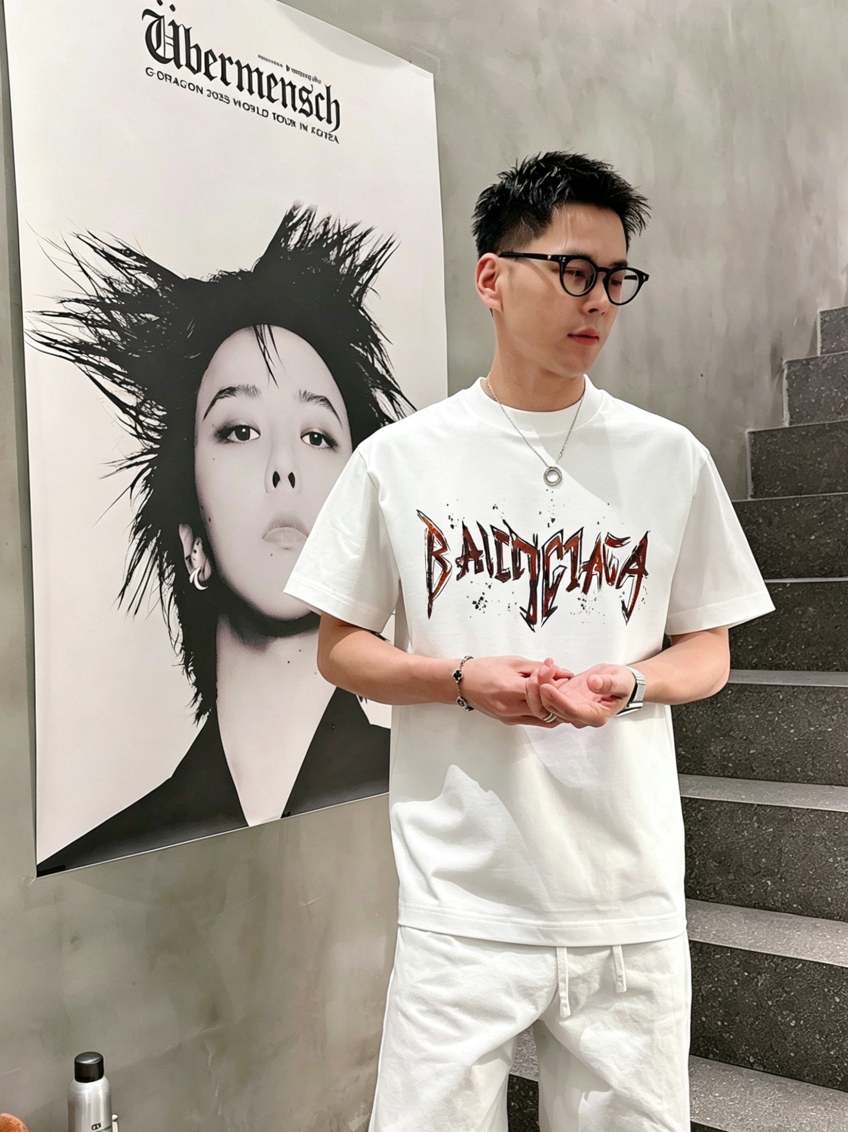 Bal*nciaga 巴黎世家2026春夏新款原单男士圆领短袖T恤 专柜同步售卖 ✨✨高端品质 高版本 