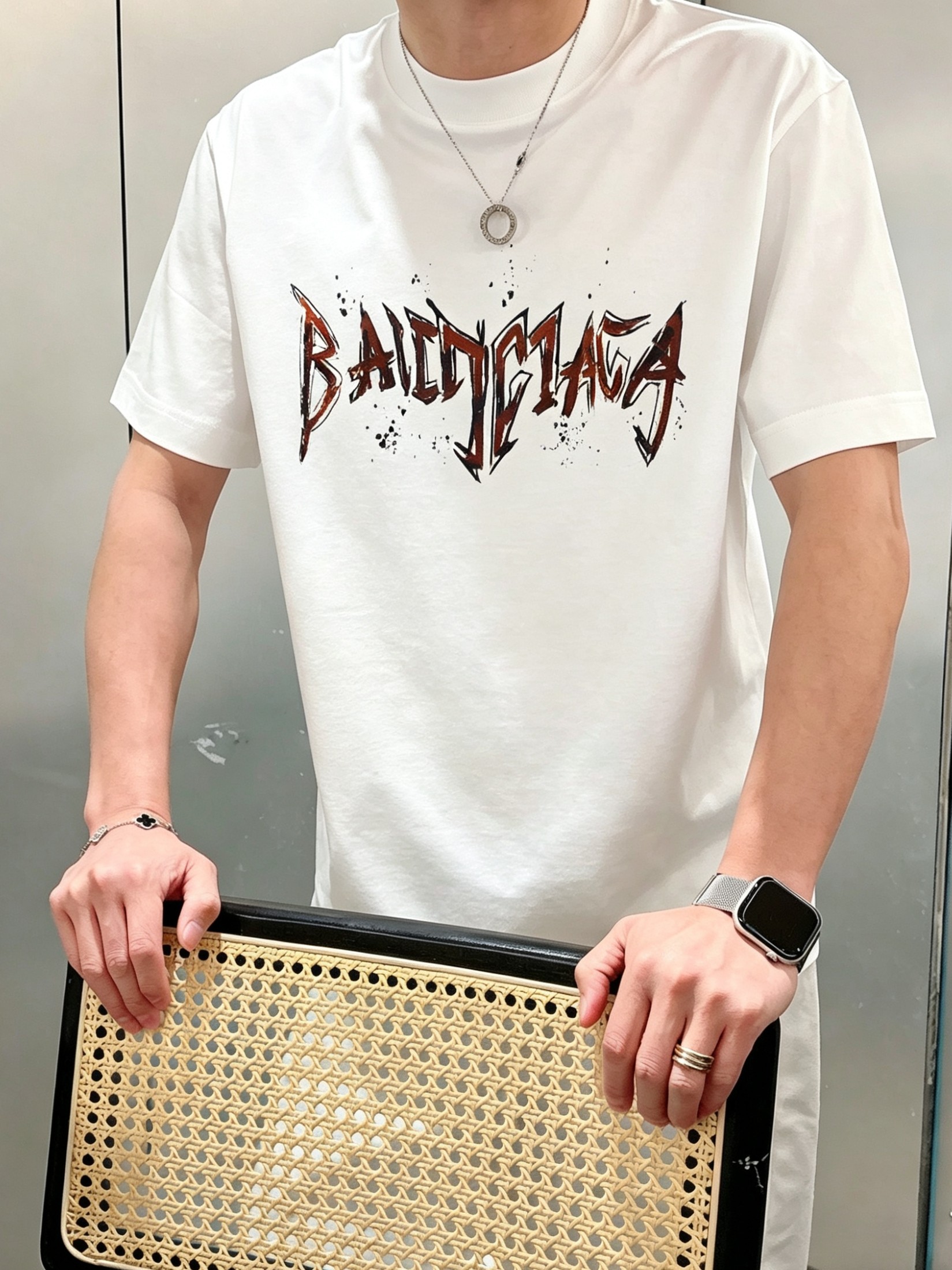 Bal*nciaga 巴黎世家2026春夏新款原单男士圆领短袖T恤 专柜同步售卖 ✨✨高端品质 高版本 