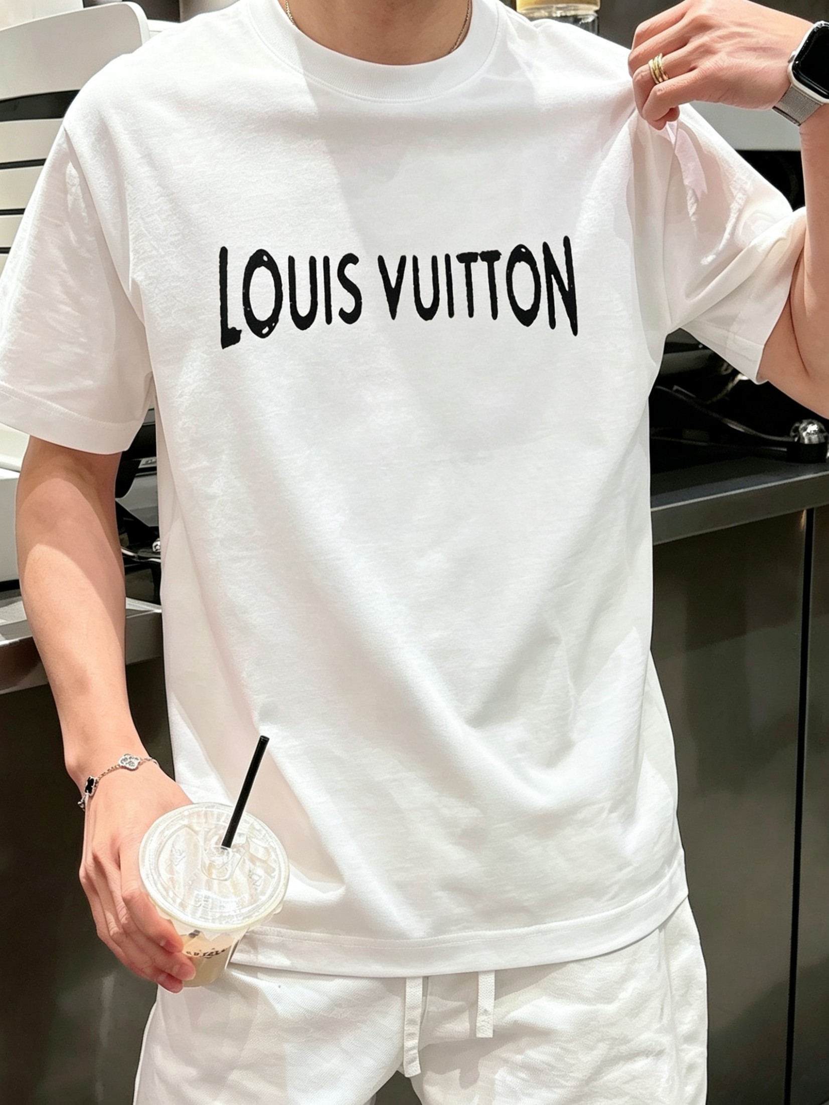 LV 路易威登2026春夏新款原单男士圆领短袖速干T恤 🔥专柜同步售卖 ✨✨高端品质 高版本 OS版型阔