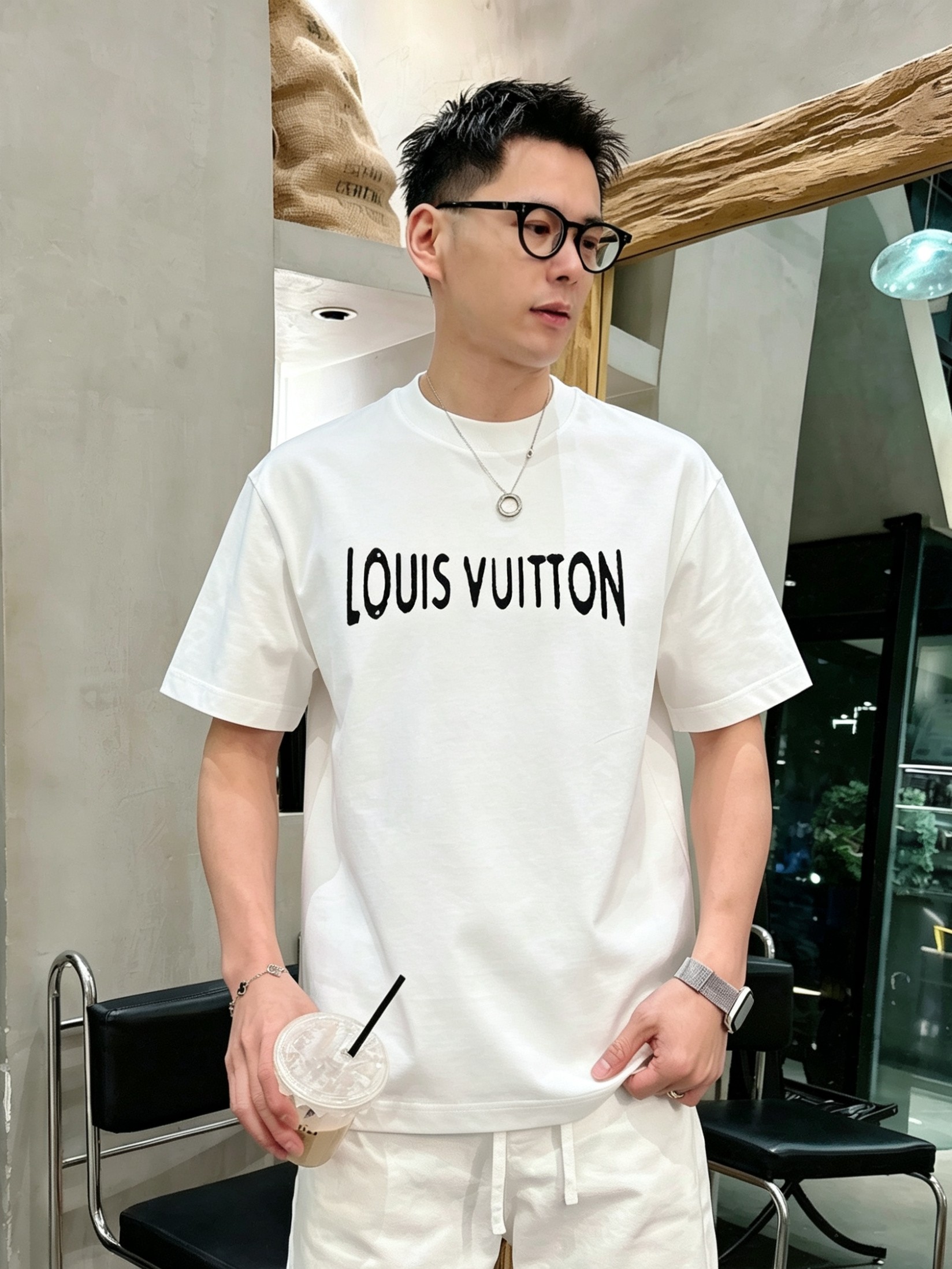 LV 路易威登2026春夏新款原单男士圆领短袖速干T恤 🔥专柜同步售卖 ✨✨高端品质 高版本 OS版型阔