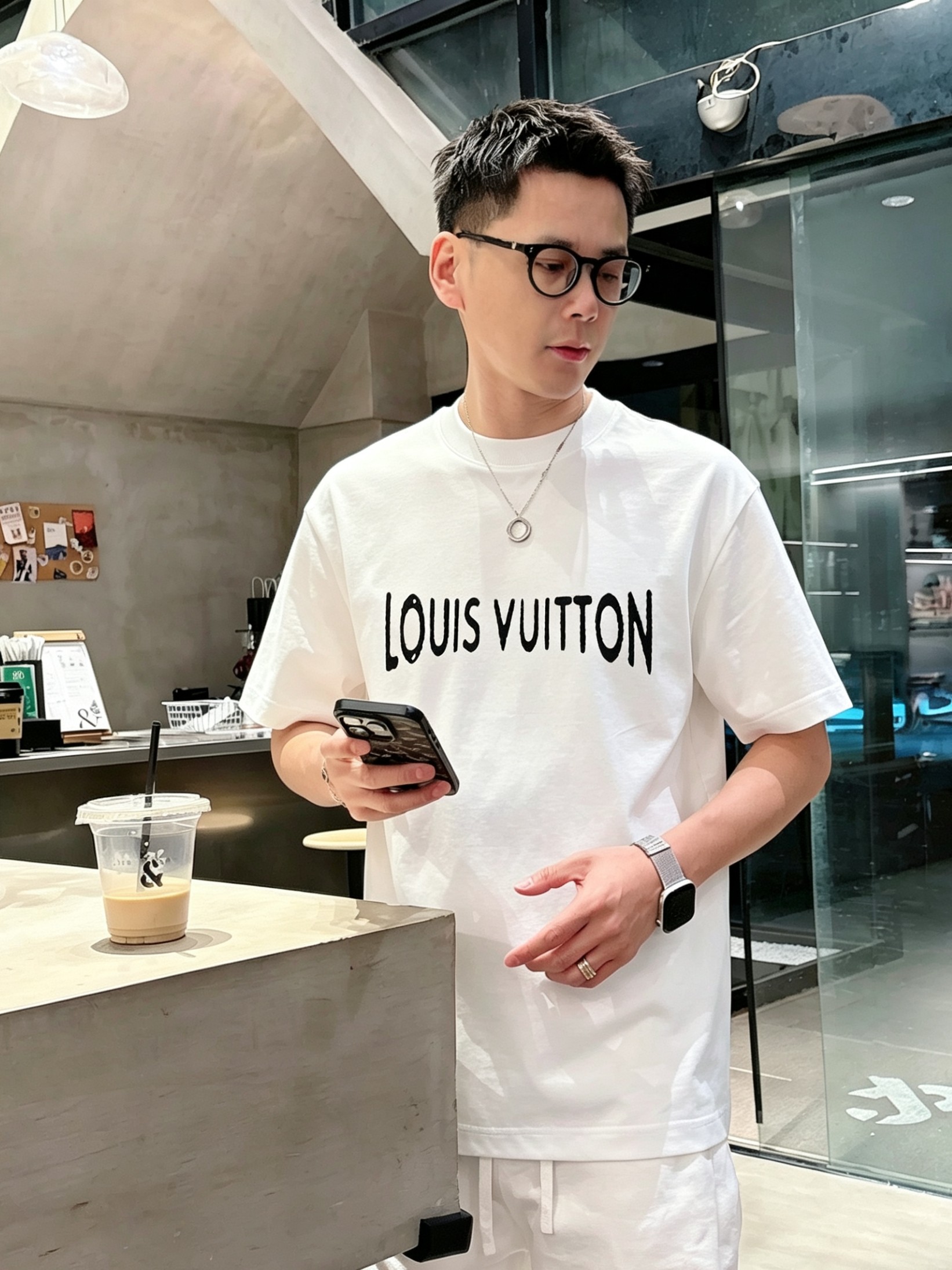 LV 路易威登2026春夏新款原单男士圆领短袖速干T恤 🔥专柜同步售卖 ✨✨高端品质 高版本 OS版型阔