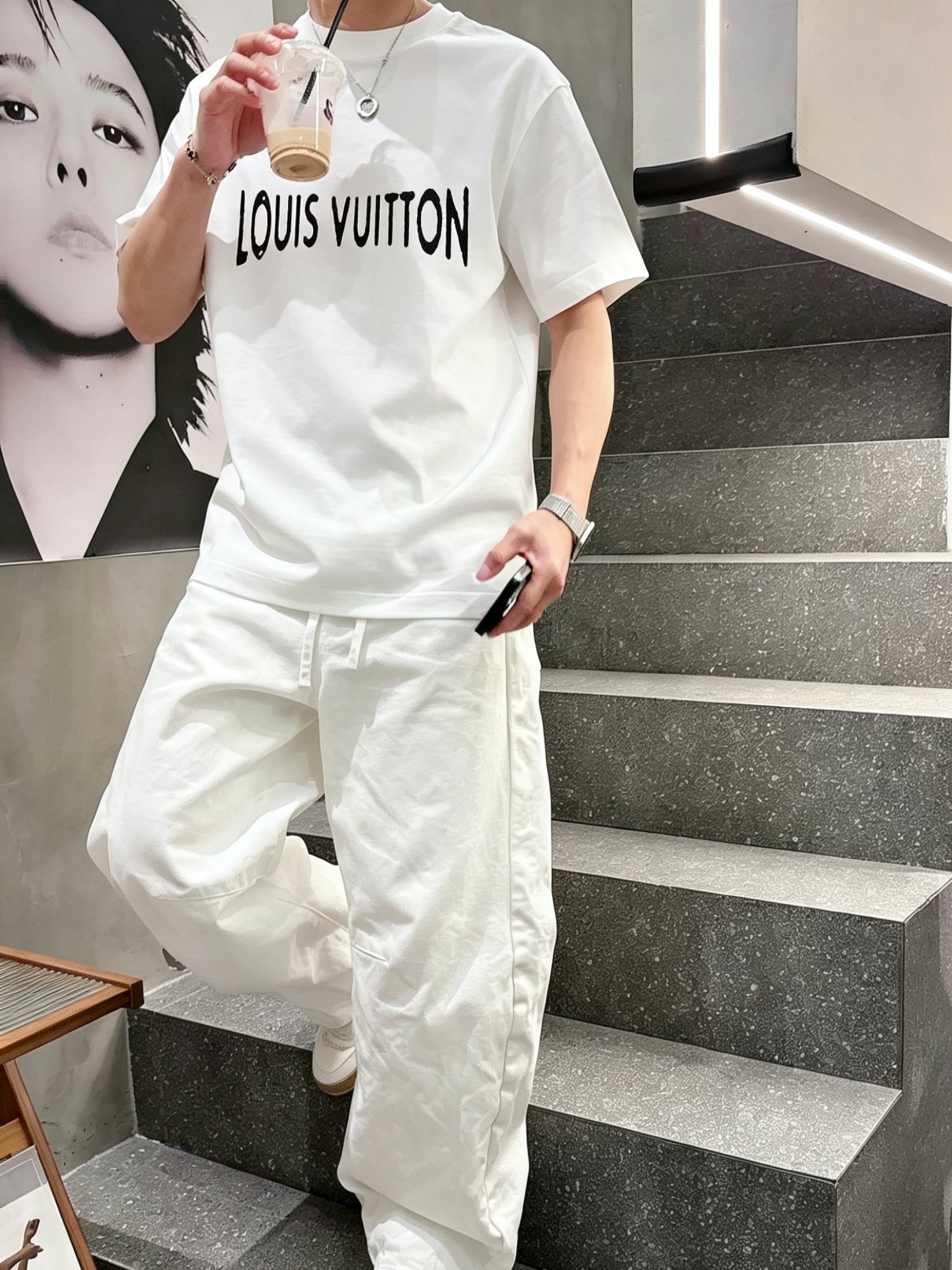 LV 路易威登2026春夏新款原单男士圆领短袖速干T恤 🔥专柜同步售卖 ✨✨高端品质 高版本 OS版型阔