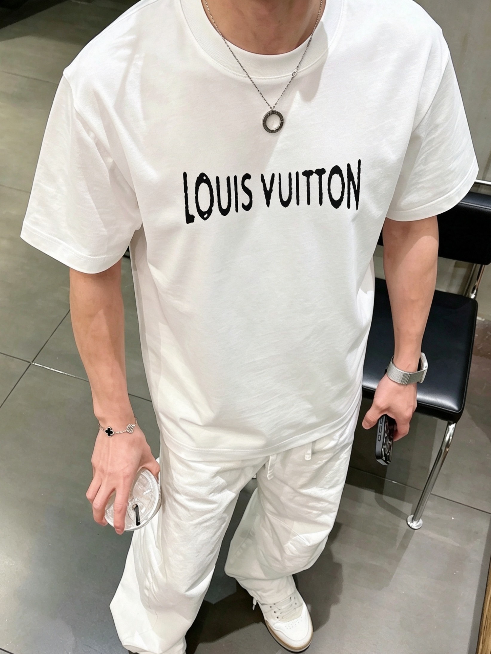 LV 路易威登2026春夏新款原单男士圆领短袖速干T恤 🔥专柜同步售卖 ✨✨高端品质 高版本 OS版型阔