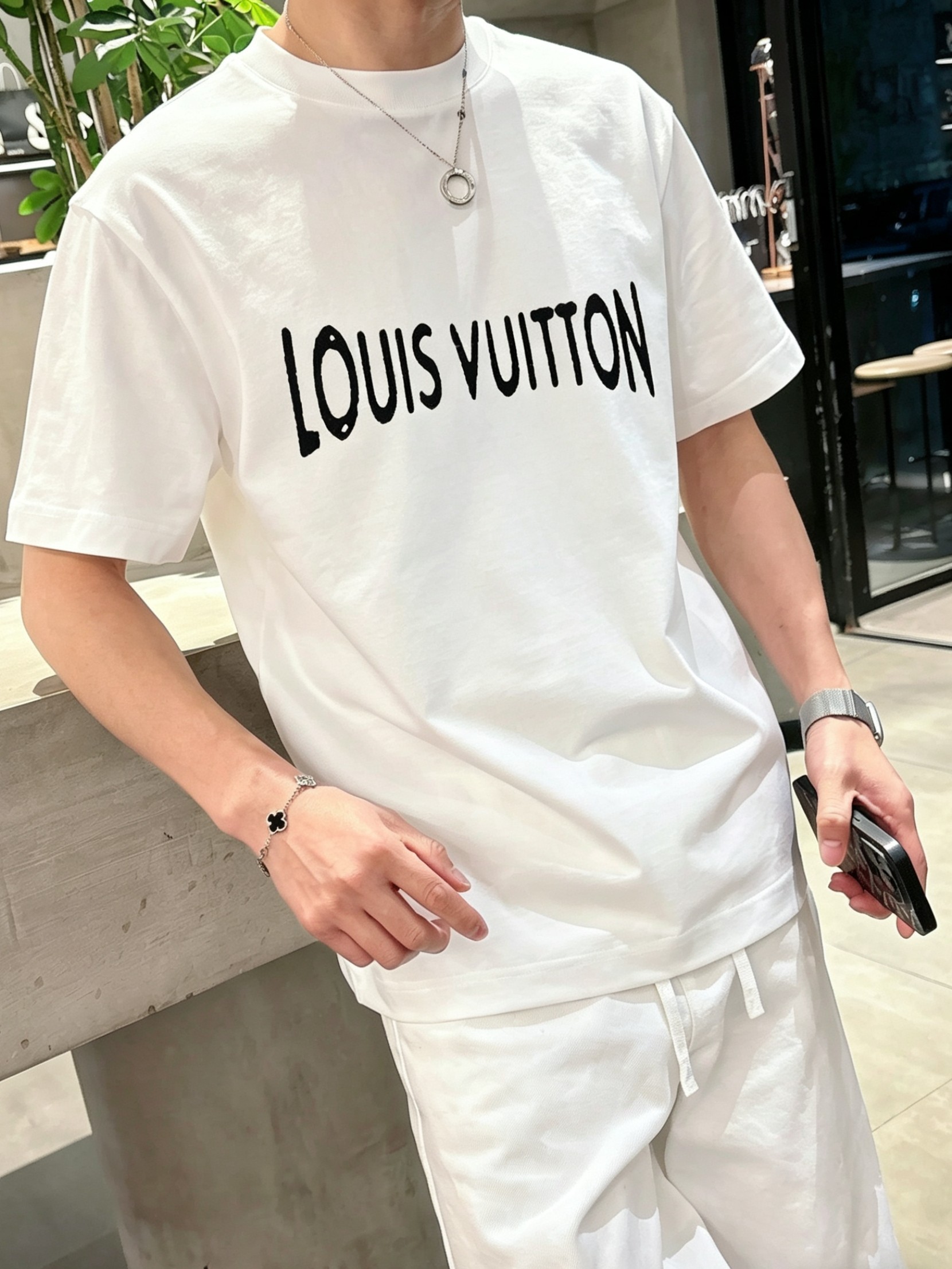LV 路易威登2026春夏新款原单男士圆领短袖速干T恤 🔥专柜同步售卖 ✨✨高端品质 高版本 OS版型阔