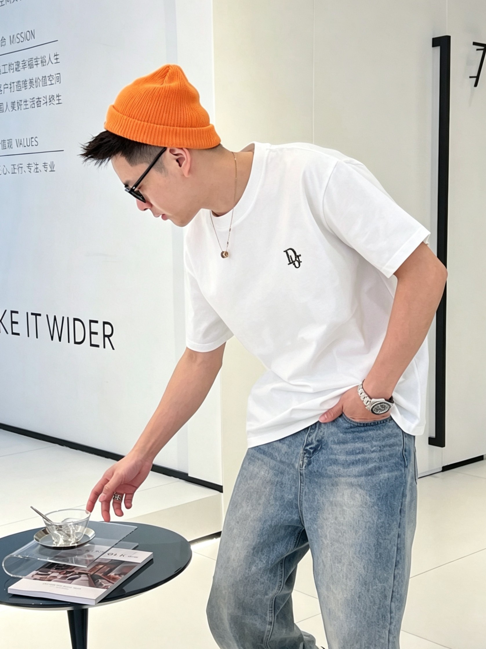 D*or 迪奥2026春夏新款原单男士圆领短袖T恤 🔥专柜同步售卖 ✨✨高端品质 高版本 OS版型阔版 