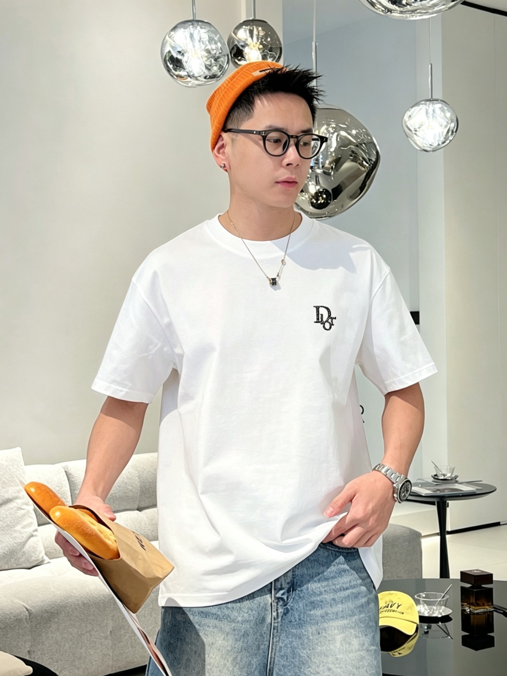 D*or 迪奥2026春夏新款原单男士圆领短袖T恤 🔥专柜同步售卖 ✨✨高端品质 高版本 OS版型阔版 
