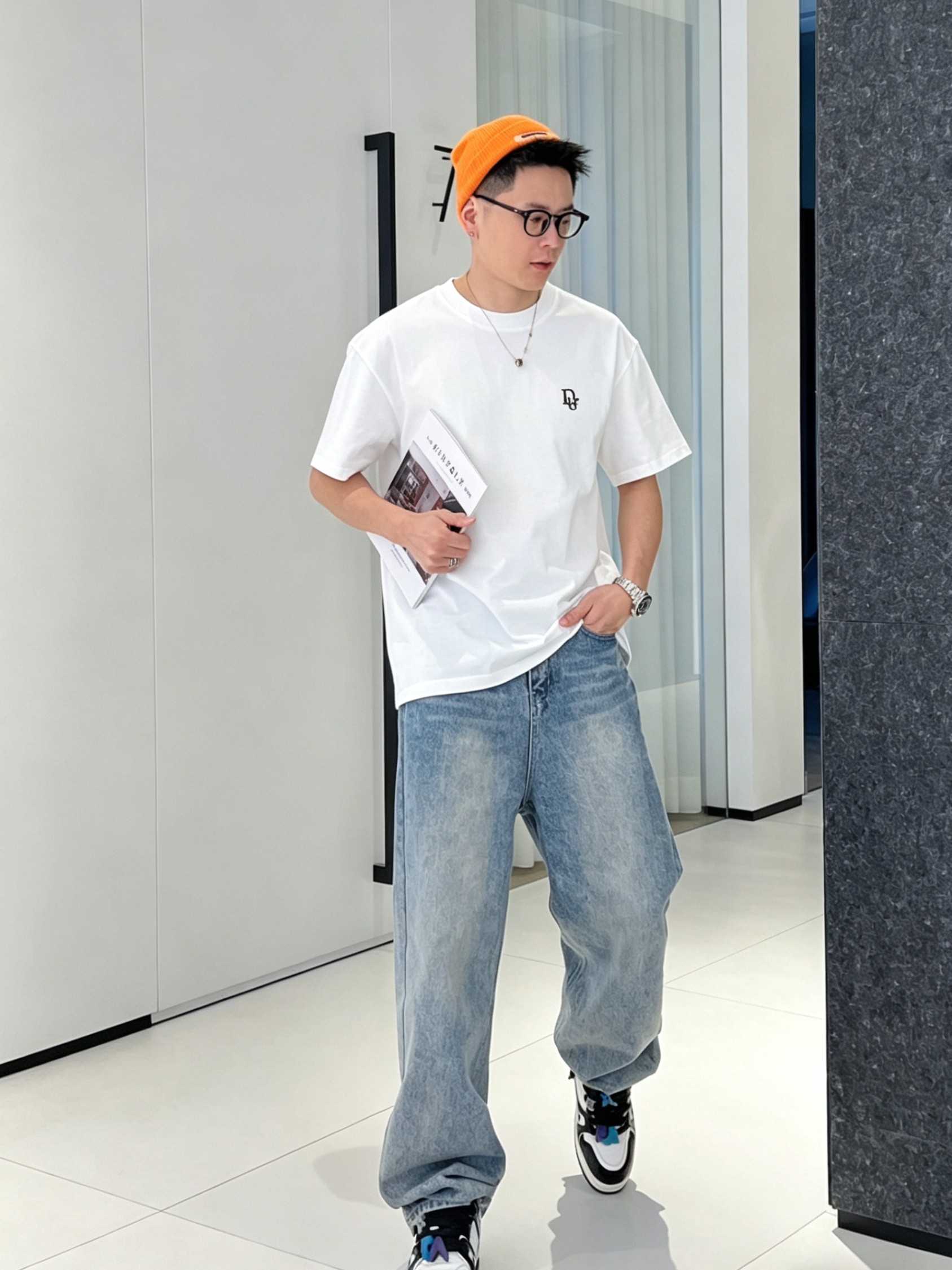 D*or 迪奥2026春夏新款原单男士圆领短袖T恤 🔥专柜同步售卖 ✨✨高端品质 高版本 OS版型阔版 