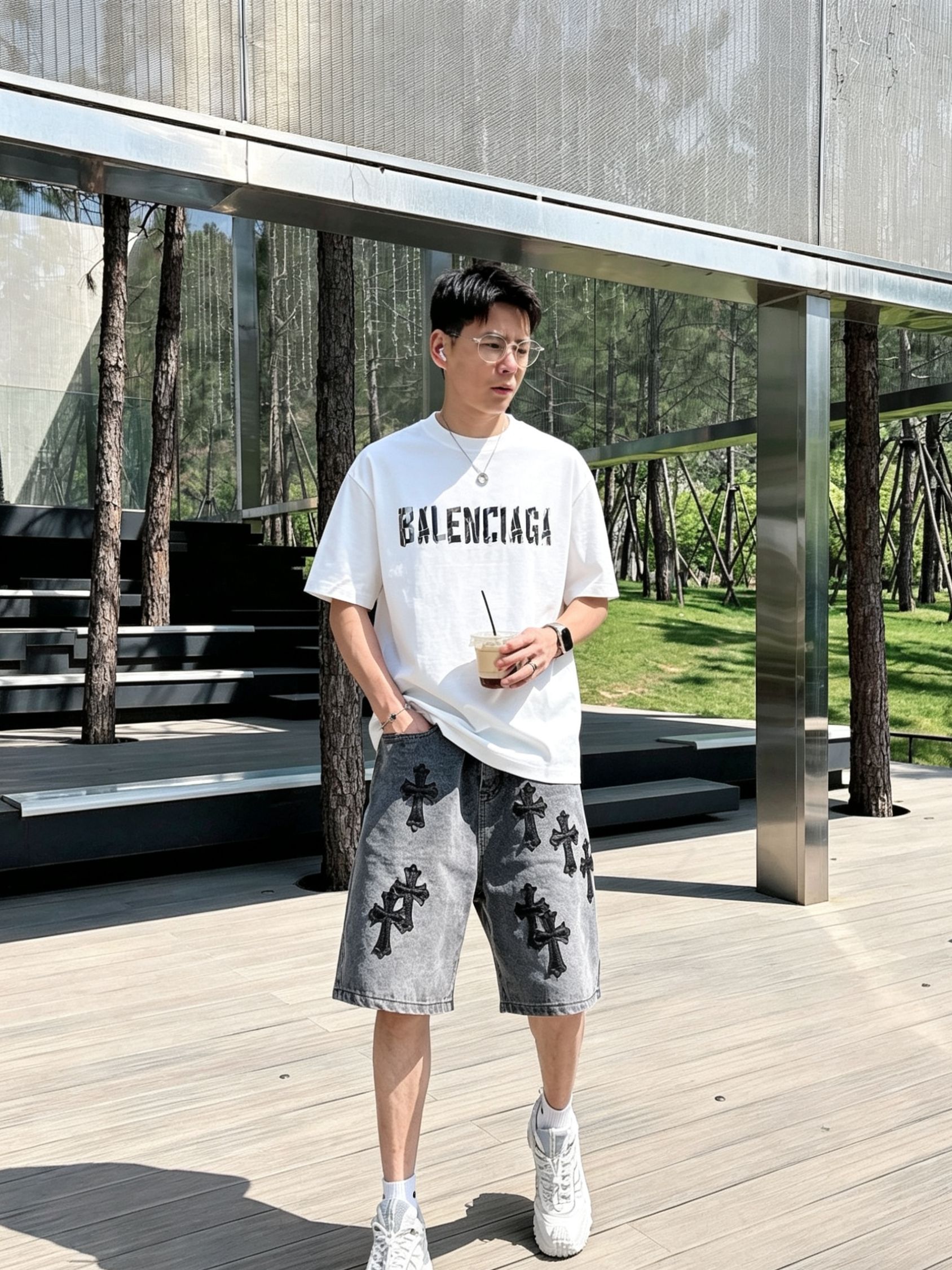 Bal*nciaga 巴黎世家2026春夏新款原单男士圆领短袖T恤 专柜同步售卖 🔥🔥爆款✨✨高端品质 