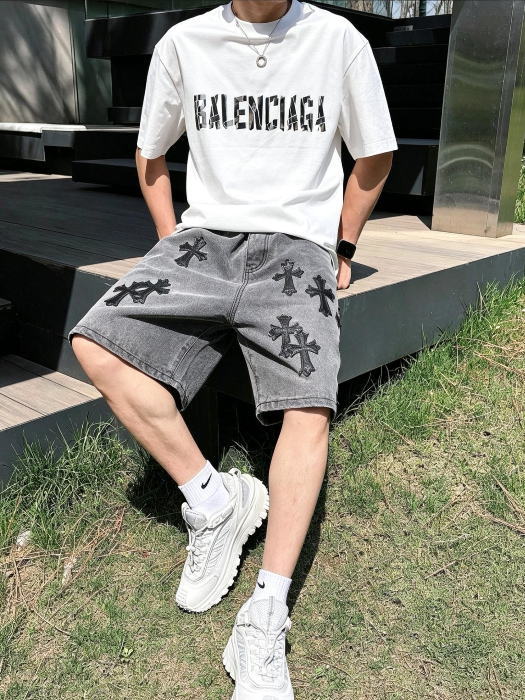 Bal*nciaga 巴黎世家2026春夏新款原单男士圆领短袖T恤 专柜同步售卖 🔥🔥爆款✨✨高端品质 