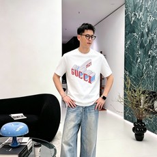 G*cci 古齐2026春夏新款原单男士圆领短袖T恤 🔥专柜同步售卖 ✨✨高端品质 高版本 OS版型阔版 G*cci 古齐2026春夏新款原单男士圆领短袖T恤 🔥专柜同步售卖 ✨✨高端品质 高版本 OS版型阔版